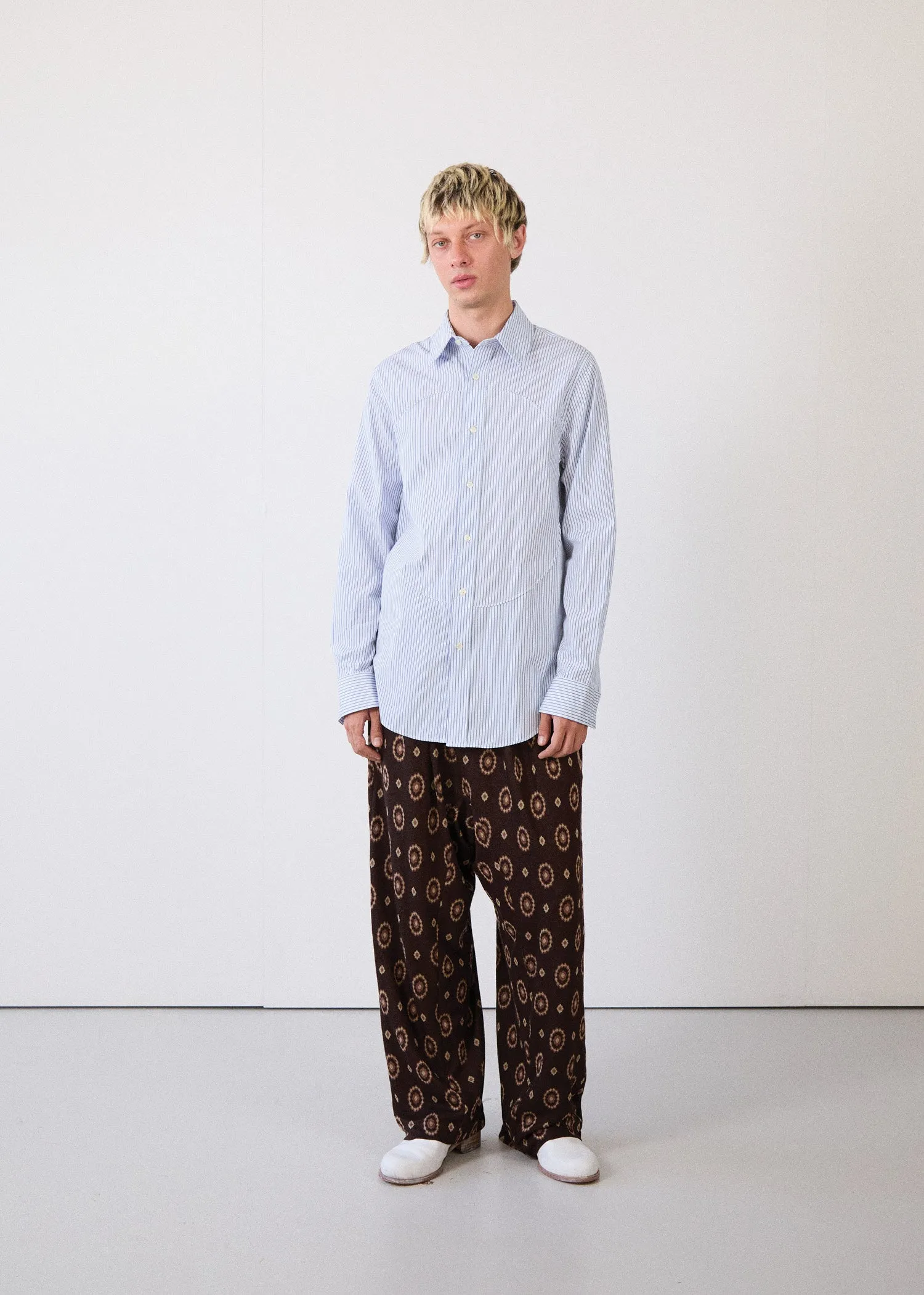 Pin-Tuck Lung Shirt sold by Edward Cuming product image thumbnail 2