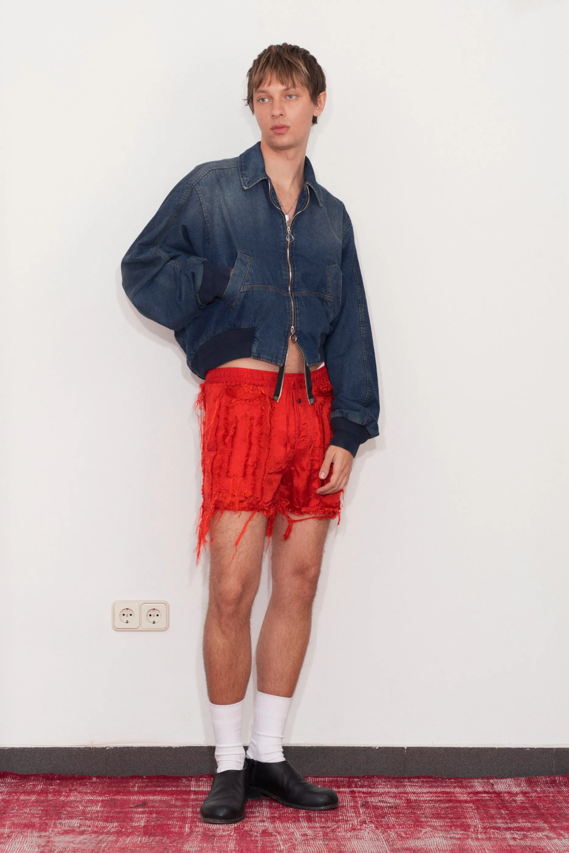 Bottom Heavy Denim Bomber sold by Edward Cuming product image thumbnail 2