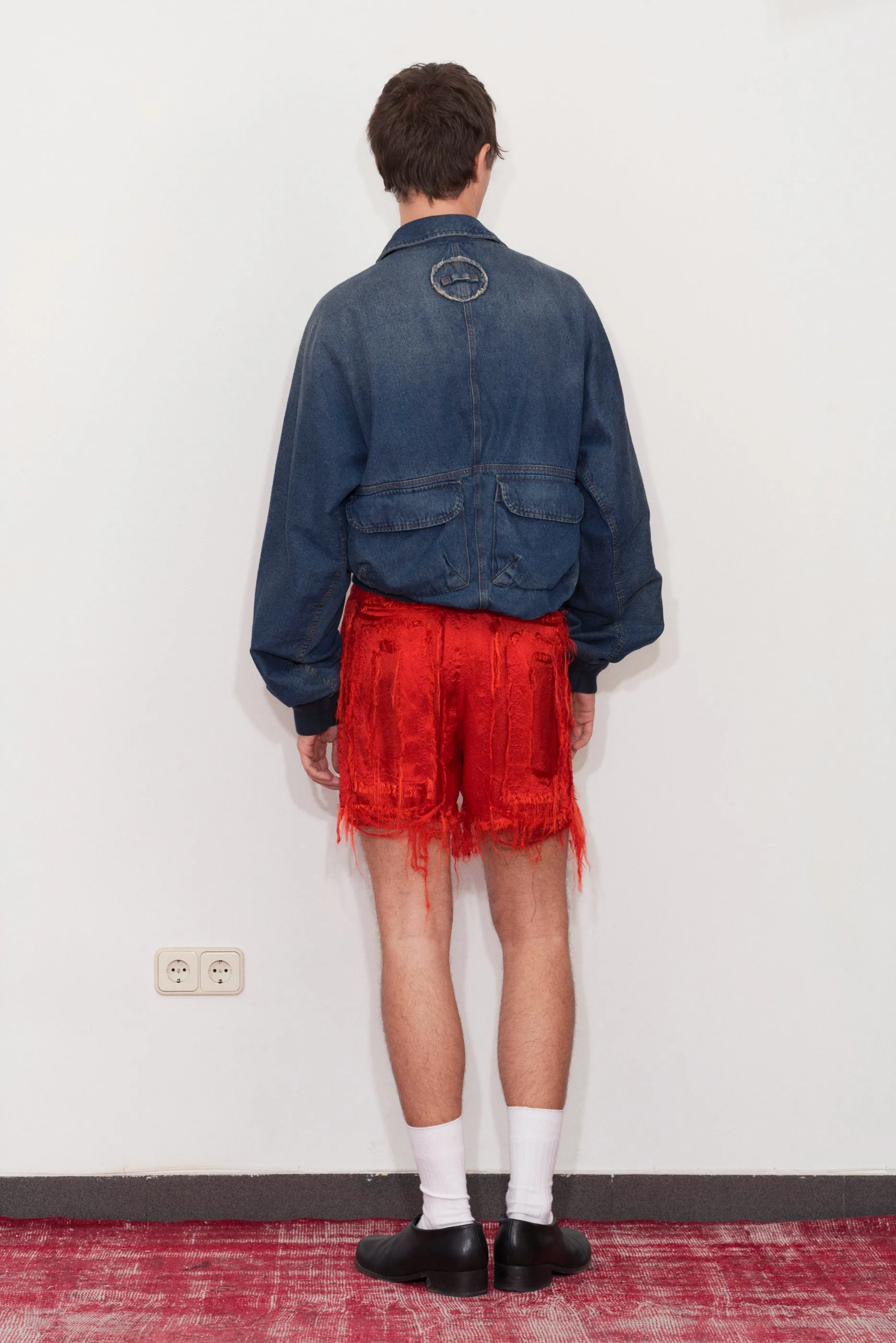 Bottom Heavy Denim Bomber sold by Edward Cuming product image thumbnail 3