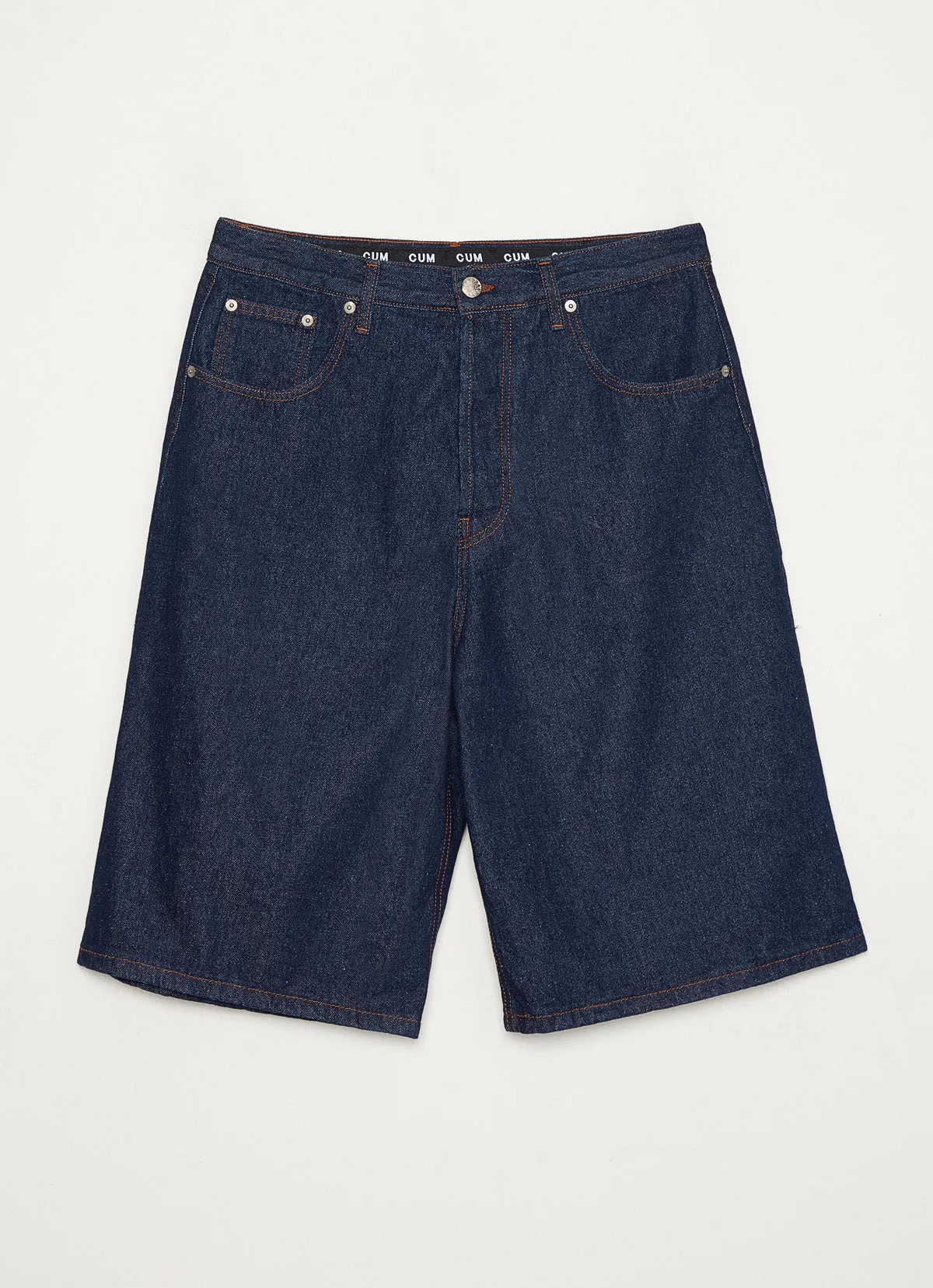 Circle Window Jean Short sold by Edward Cuming