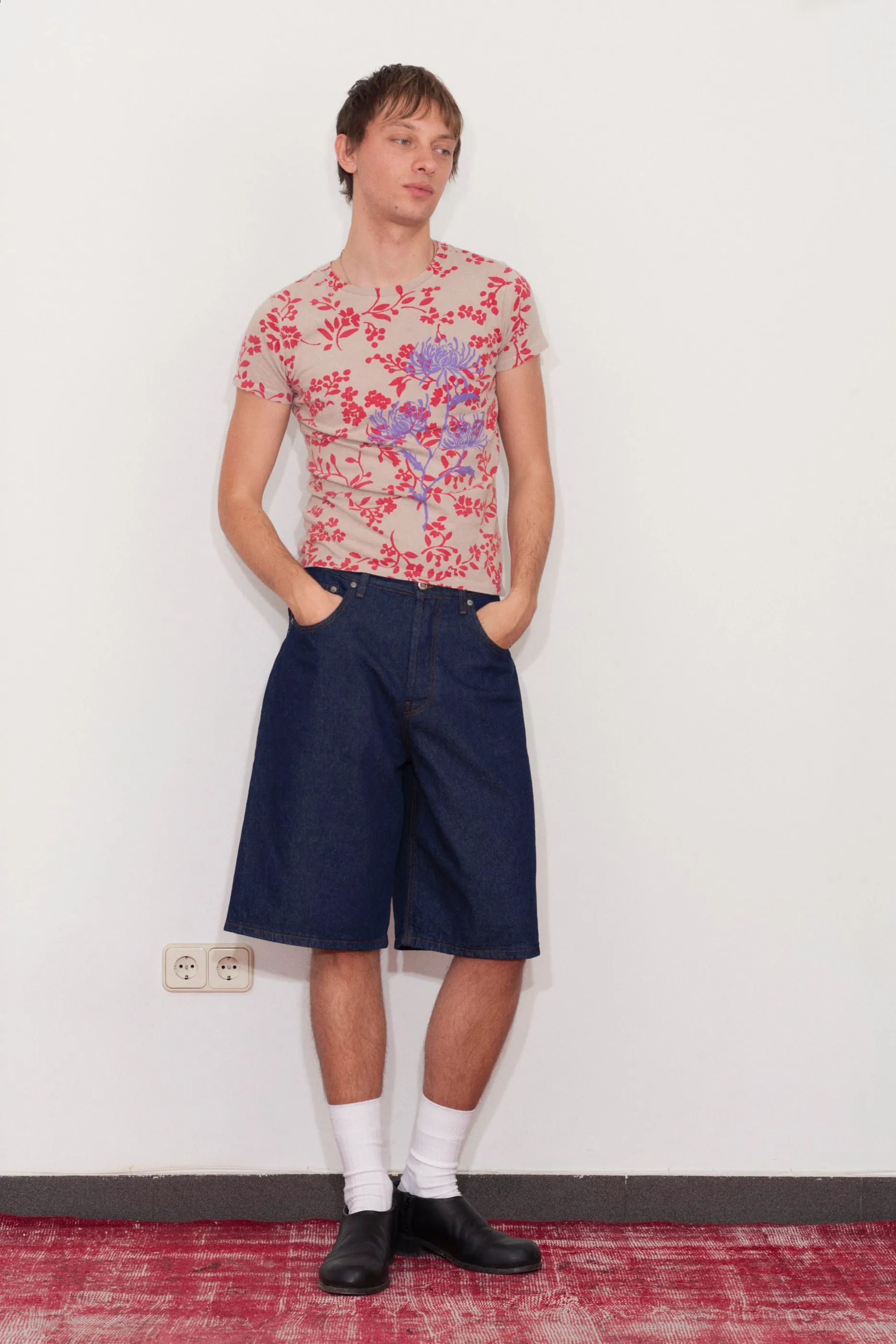 Circle Window Jean Short sold by Edward Cuming product image thumbnail 2