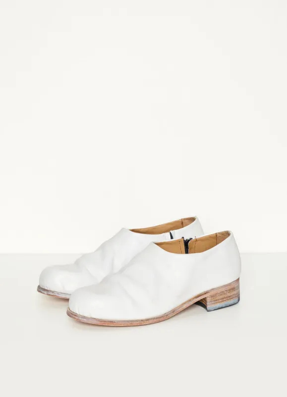 Bubble Toe Zip-On Mens - White made by Edward Cuming