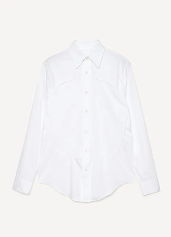 Pin-Tuck Lung Shirt made by Edward Cuming
