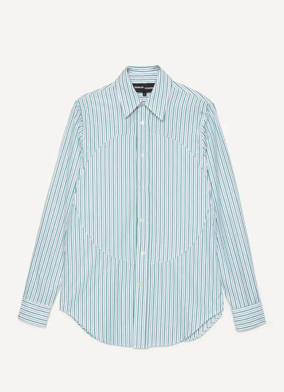 Pin-Tuck Lung Shirt made by Edward Cuming