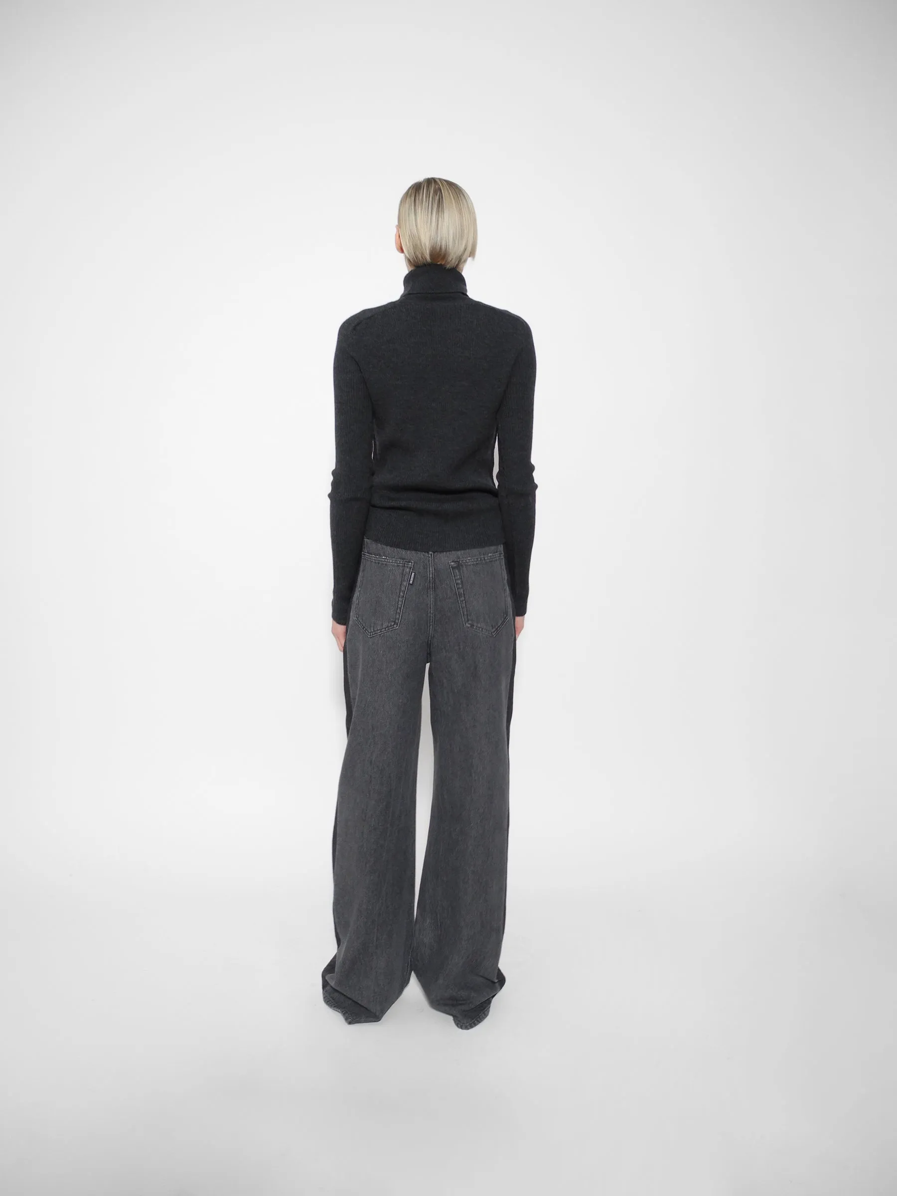 Anthracite Knitted Turtleneck Top sold by GAUCHERE product image thumbnail 3