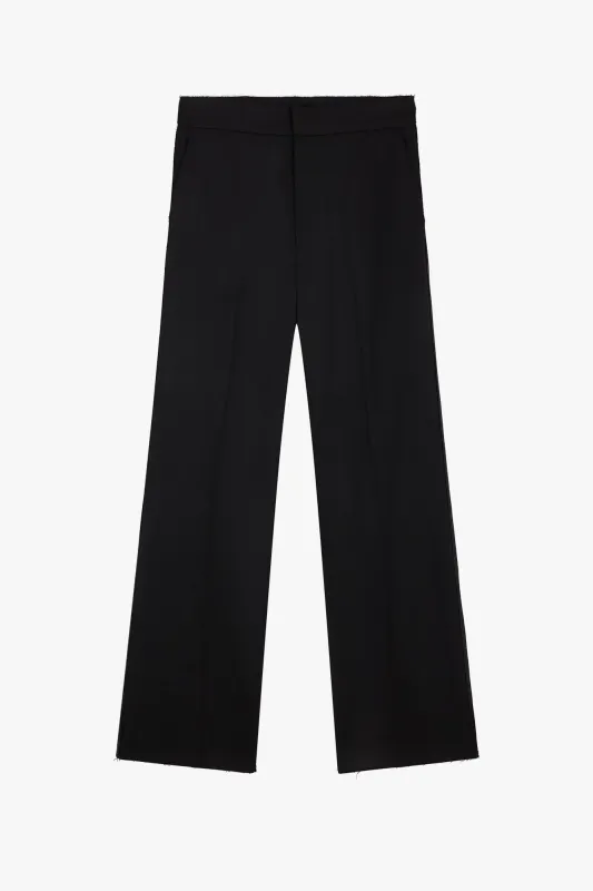 Straight Leg Trousers Raw Edges made by GAUCHERE