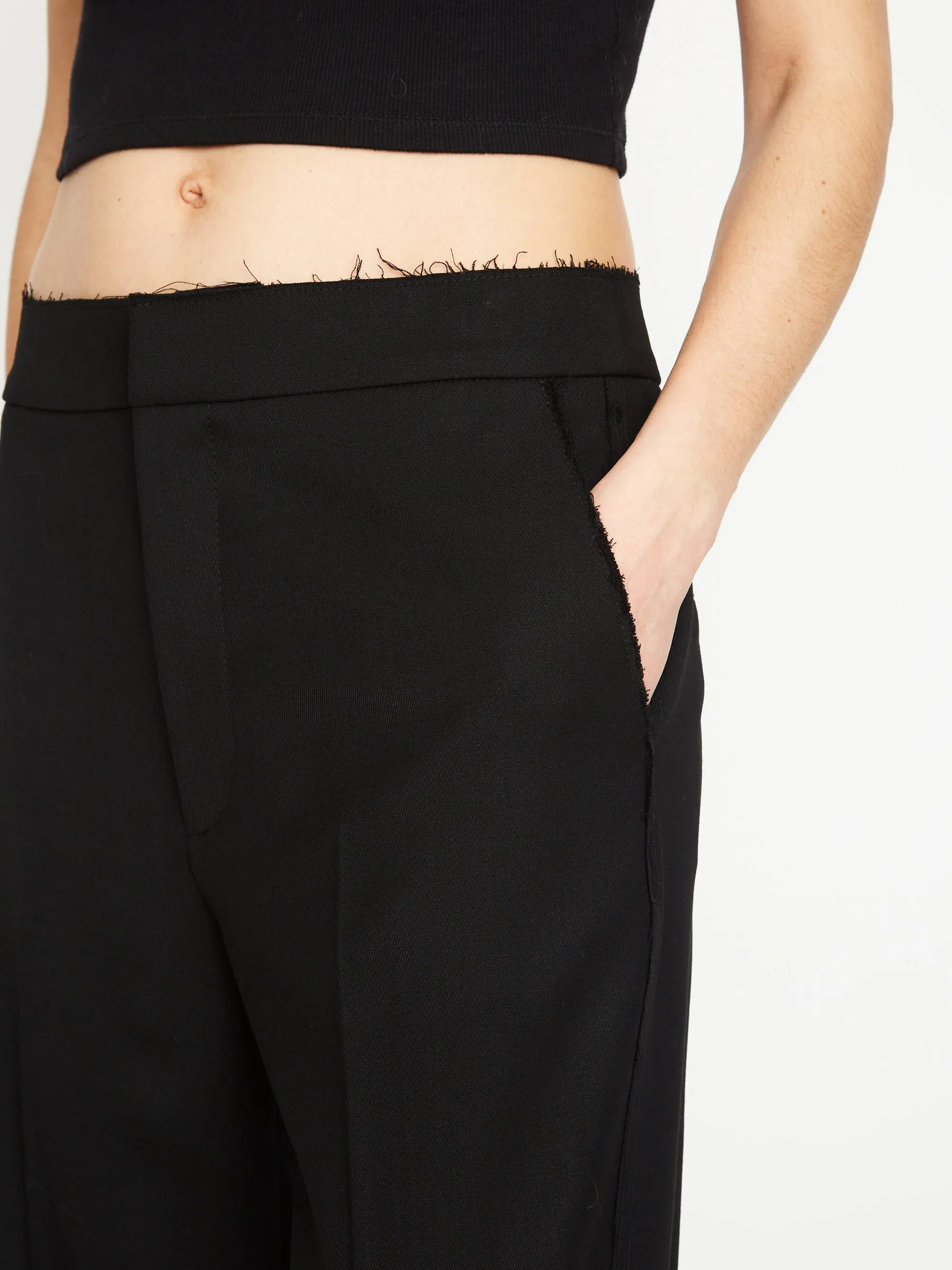 Straight Leg Trousers Raw Edges sold by GAUCHERE product image thumbnail 5