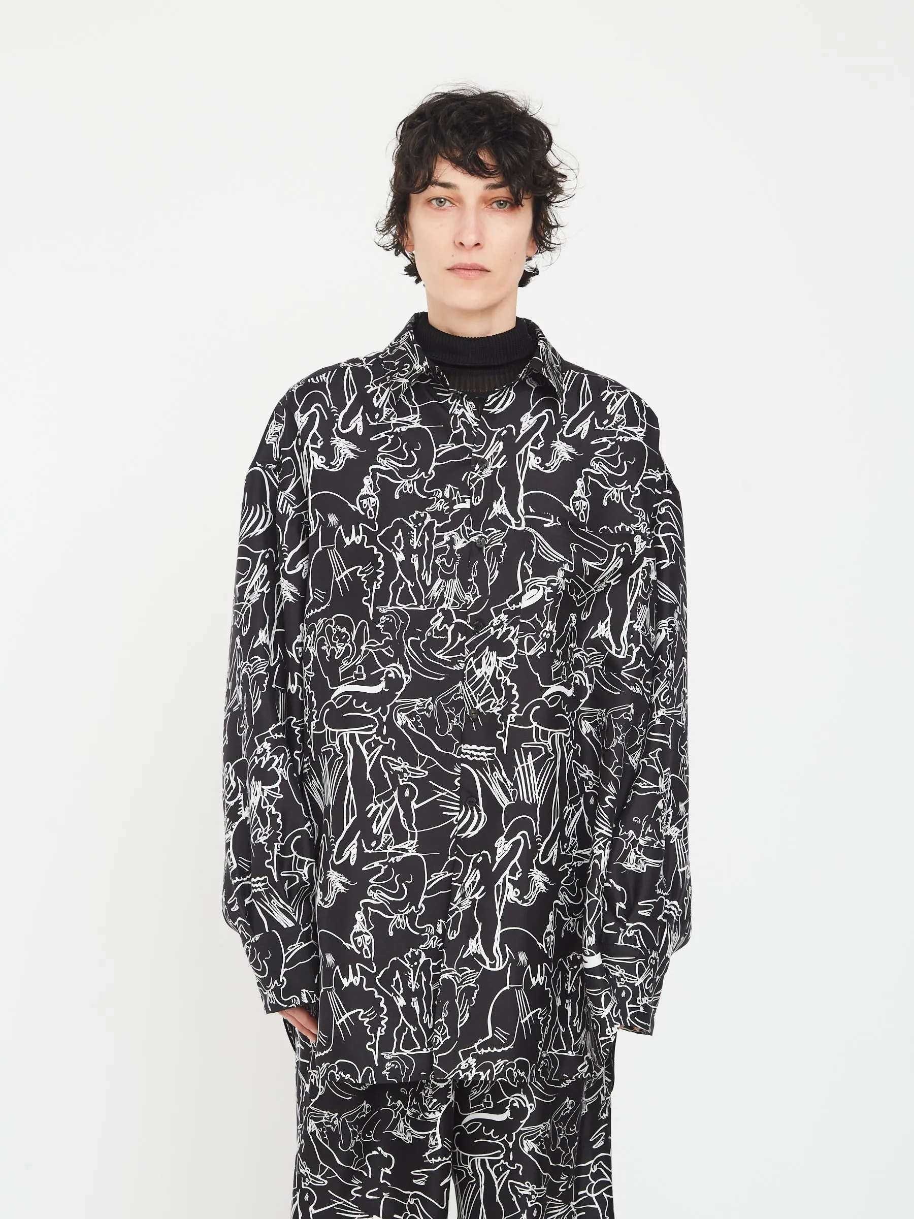 Camille Henrot Artwork Oversized Shirt sold by GAUCHERE product image thumbnail 2