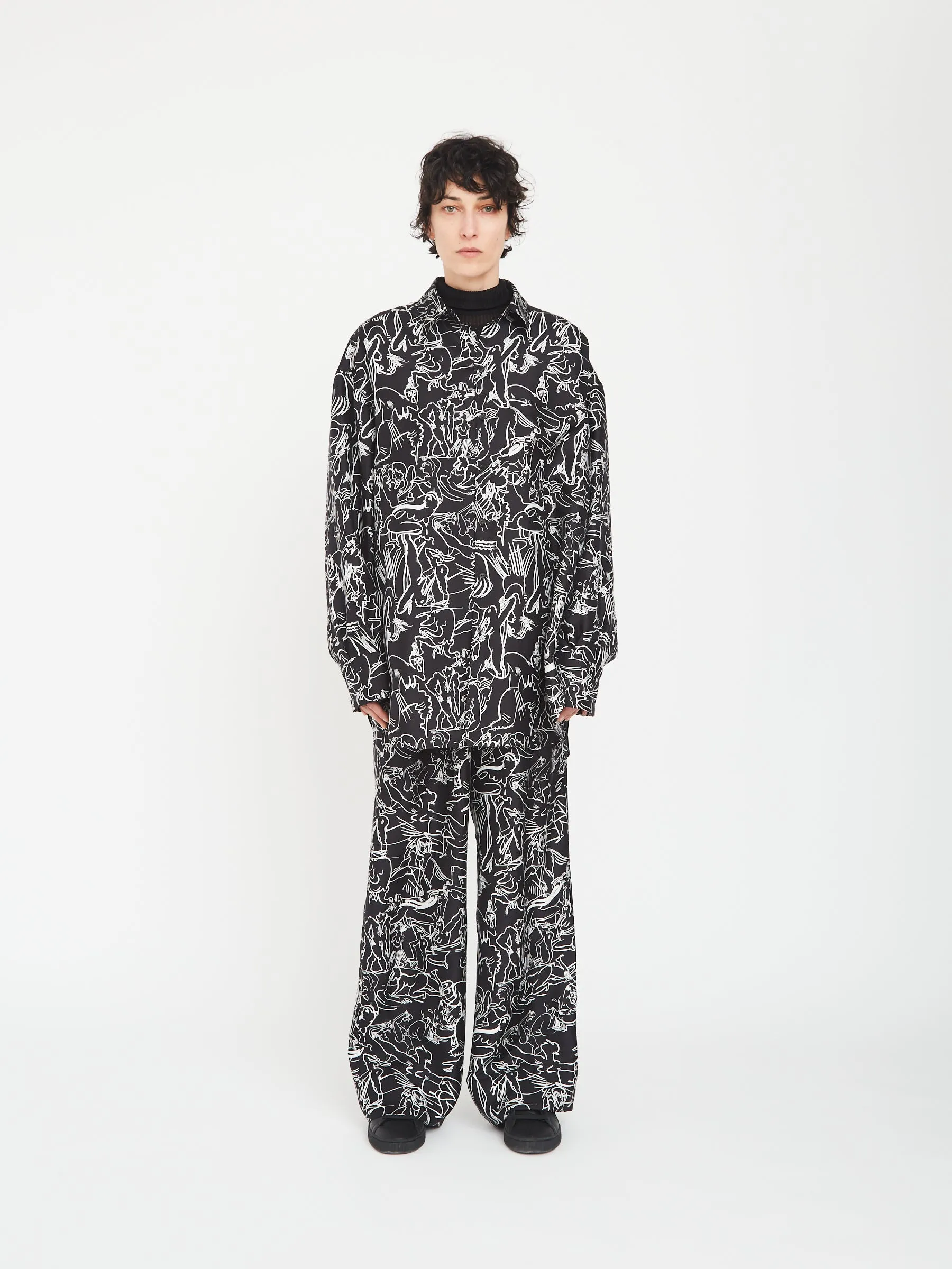 Camille Henrot Artwork Oversized Shirt sold by GAUCHERE product image thumbnail 5