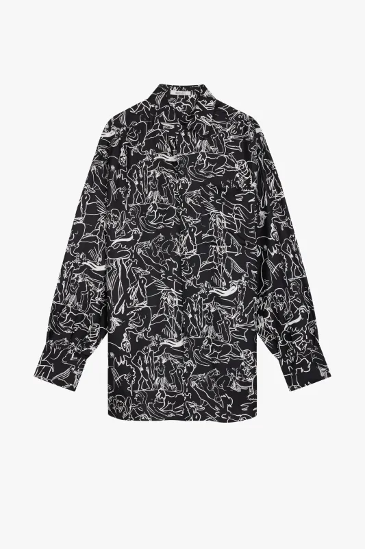 Camille Henrot Artwork Oversized Shirt made by GAUCHERE