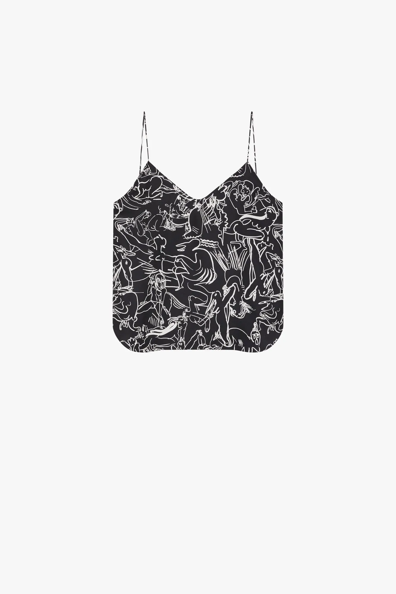 Camille Henrot Artwork Black Top sold by GAUCHERE