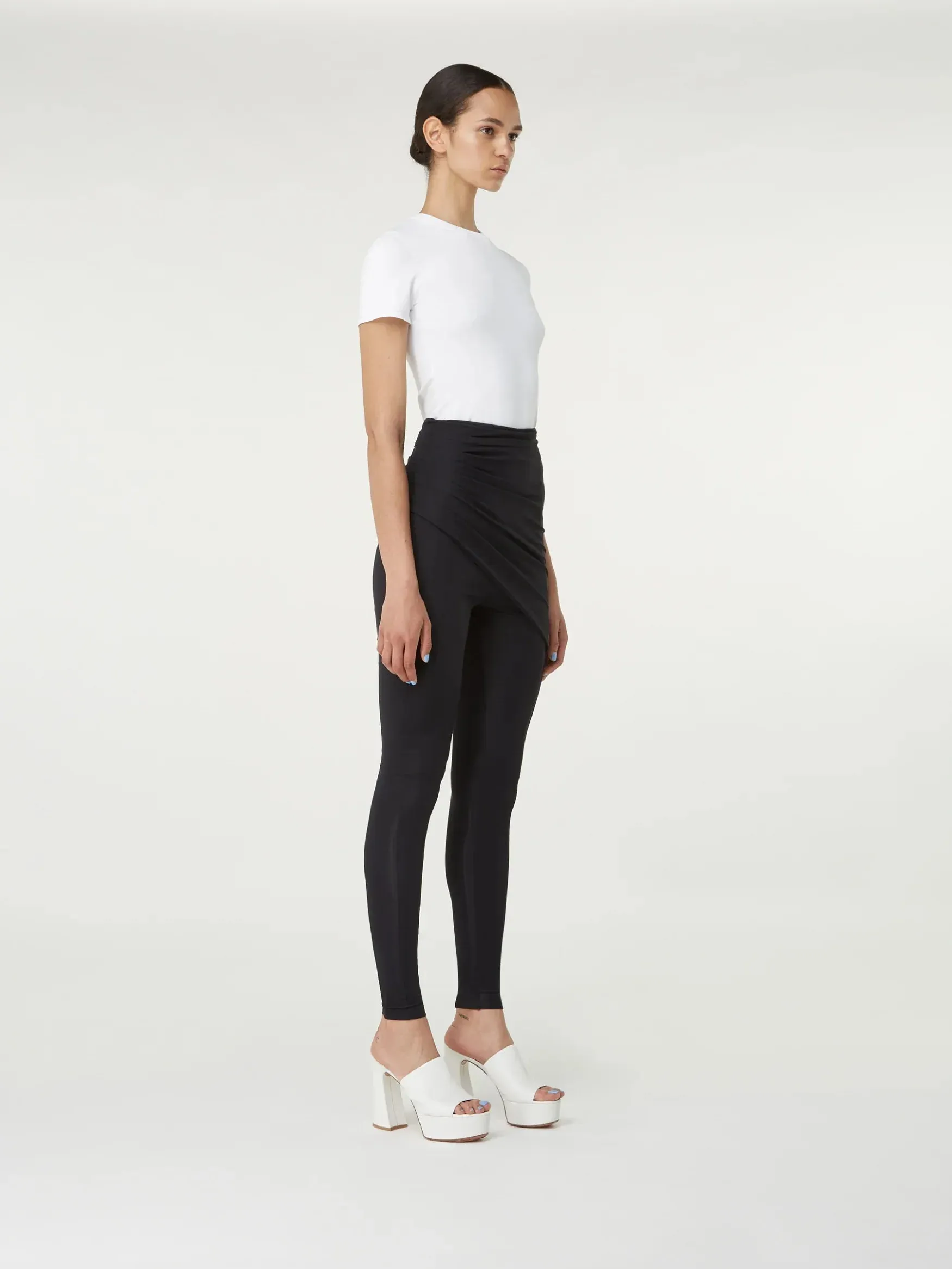 Olite White – Rayon Polyamide Bodysuit sold by GAUGE81 product image thumbnail 2