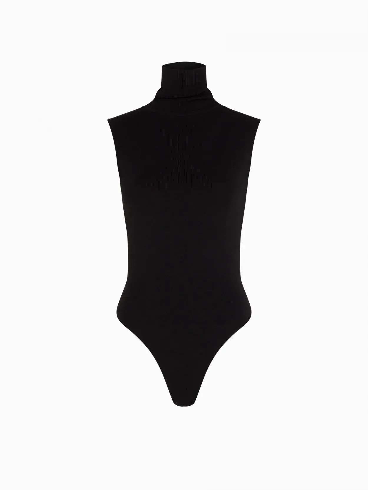 Panta Black – Rayon Blend Sleeveless Bodysuit sold by GAUGE81 product image thumbnail 3
