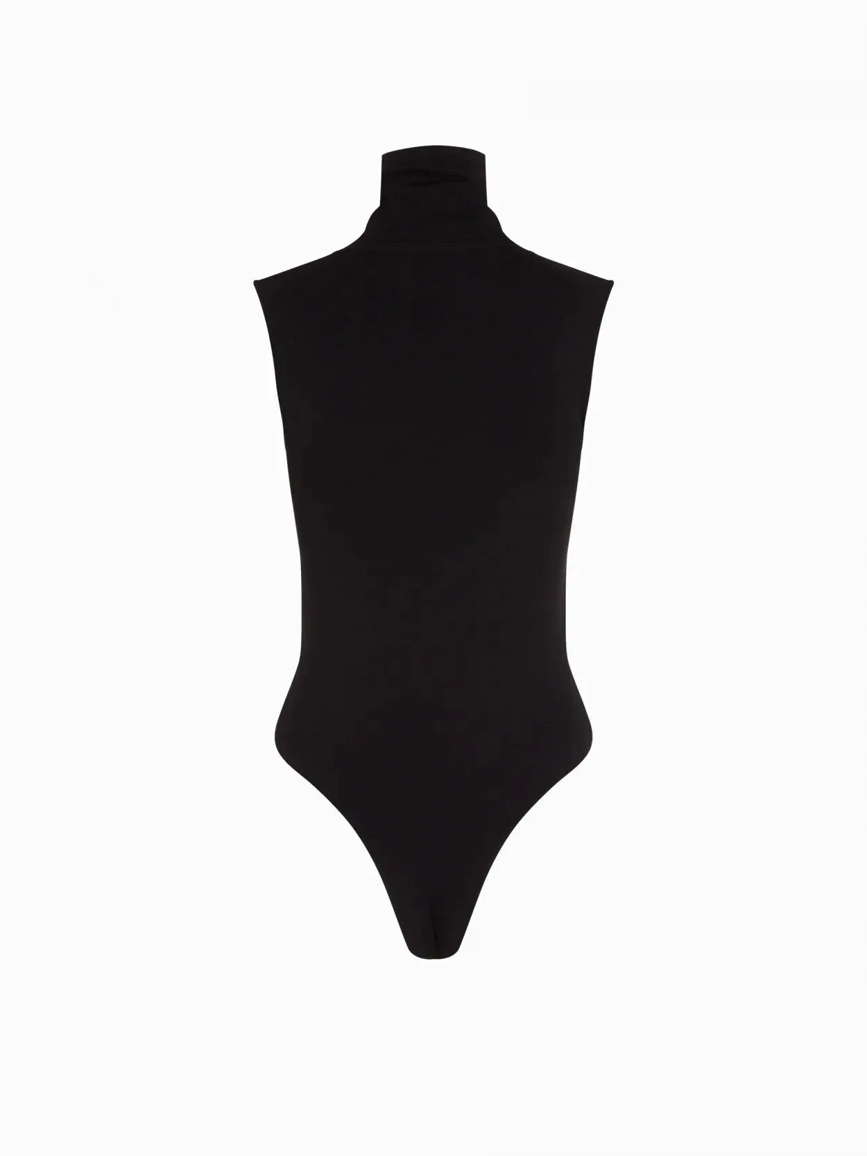 Panta Black – Rayon Blend Sleeveless Bodysuit sold by GAUGE81 product image thumbnail 4