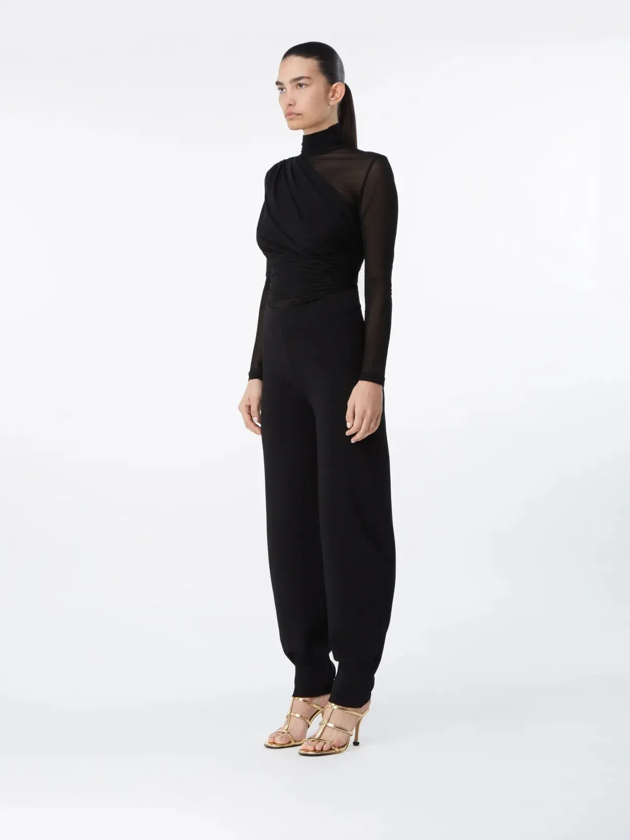 Patra Black – Cupro Blend Bodysuit sold by GAUGE81 product image thumbnail 2