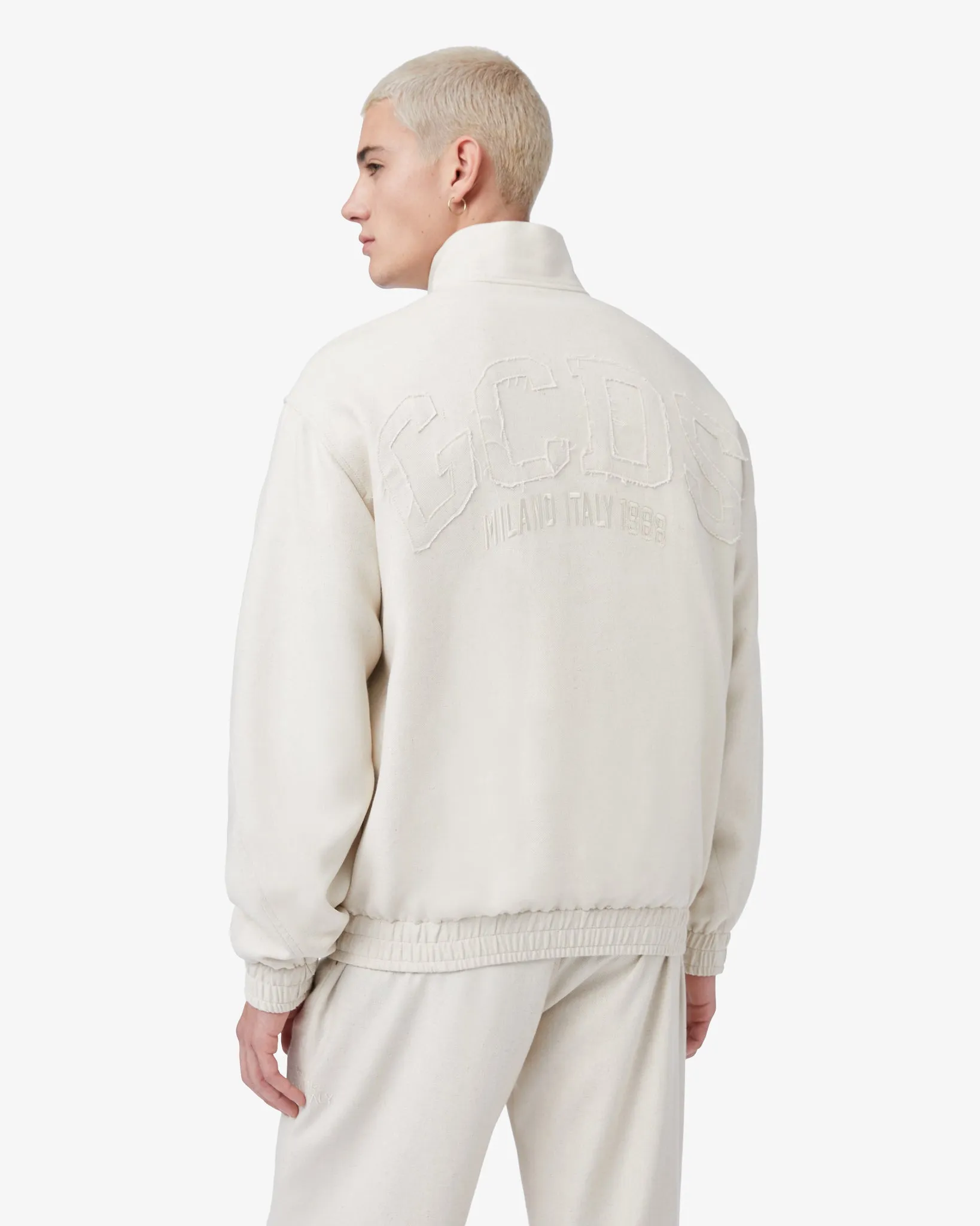 Linen Blend Logo Tracktop sold by GCDS product image thumbnail 3