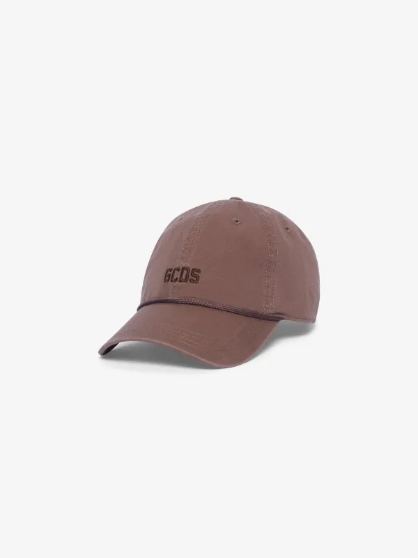Cappellino da baseball in tela con fiori tribali made by GCDS