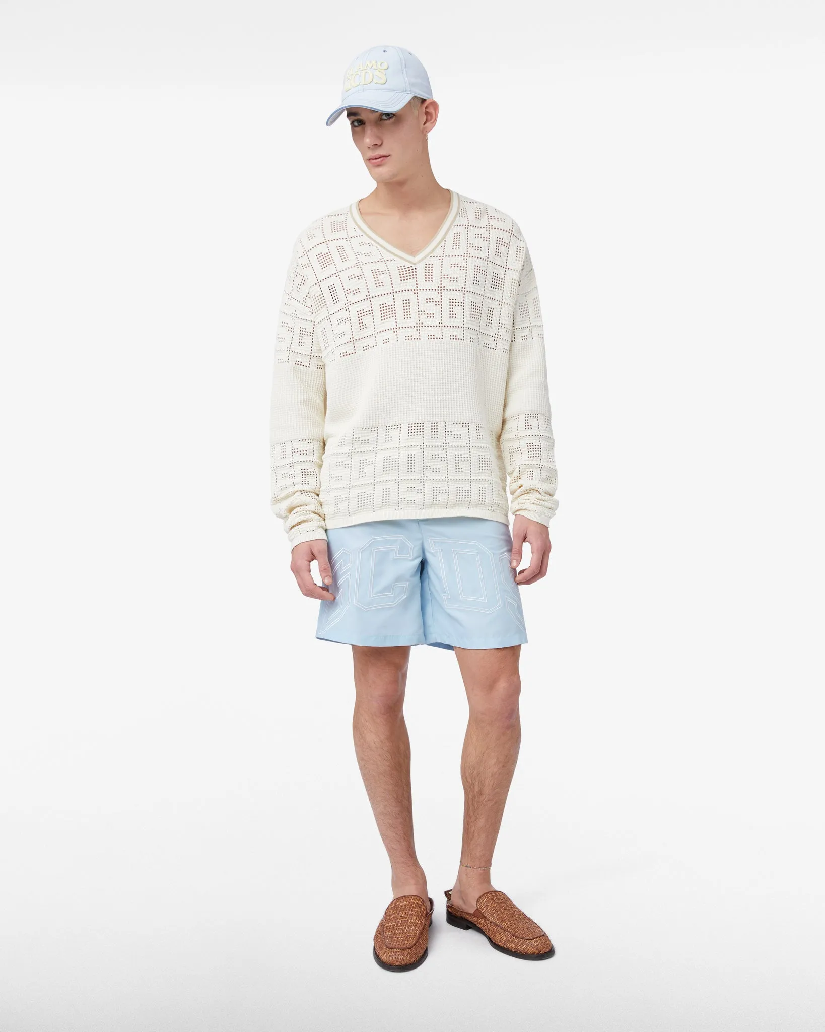 Gcds Monogram Macramé Hockey T-shirt sold by GCDS product image thumbnail 2