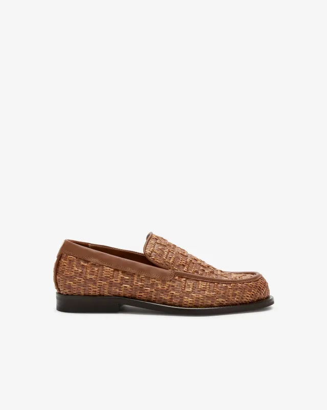 Gcds Monogram Rafia Loafers made by GCDS