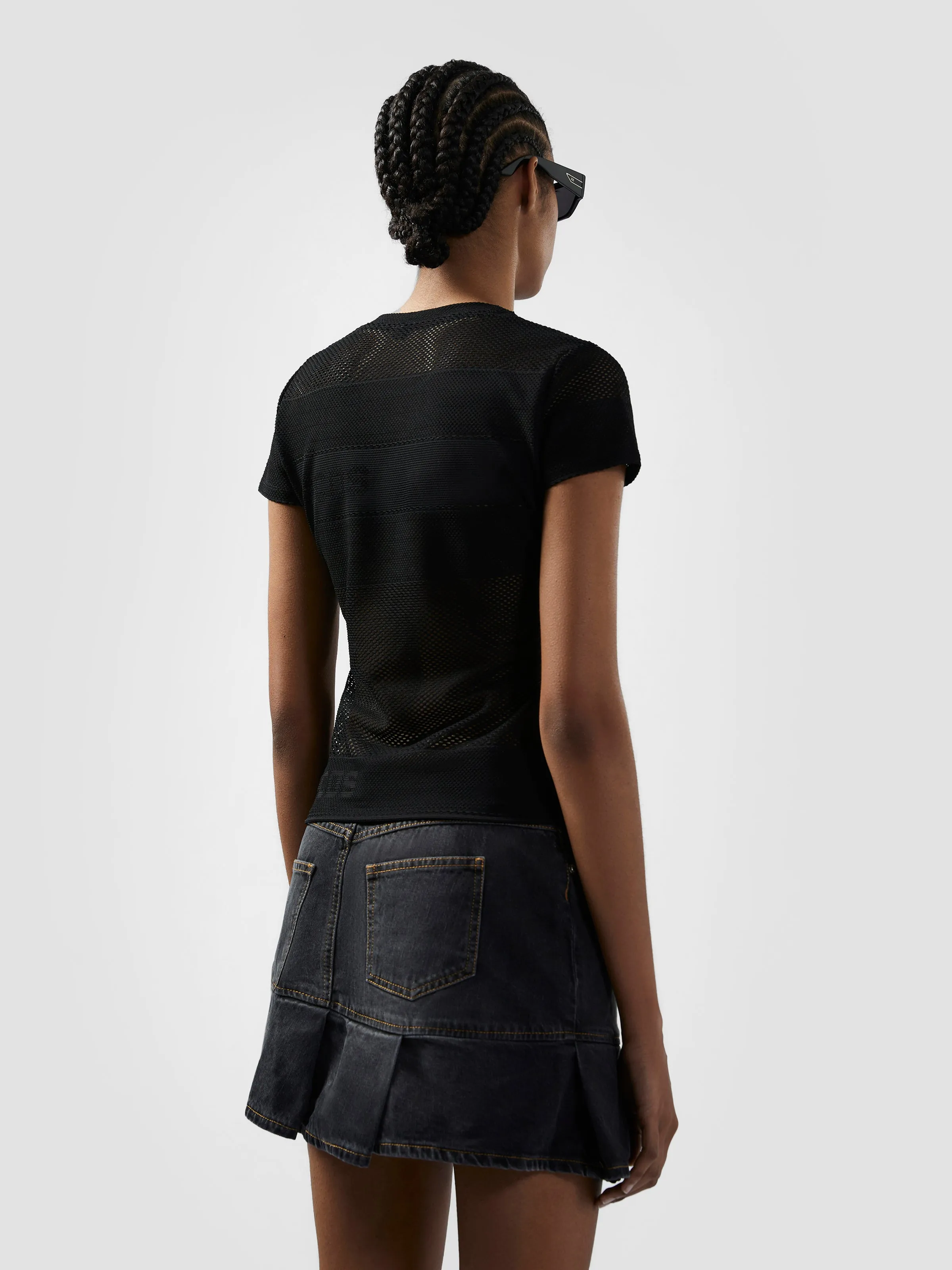 T-shirt in rete con logo sold by GCDS product image thumbnail 5