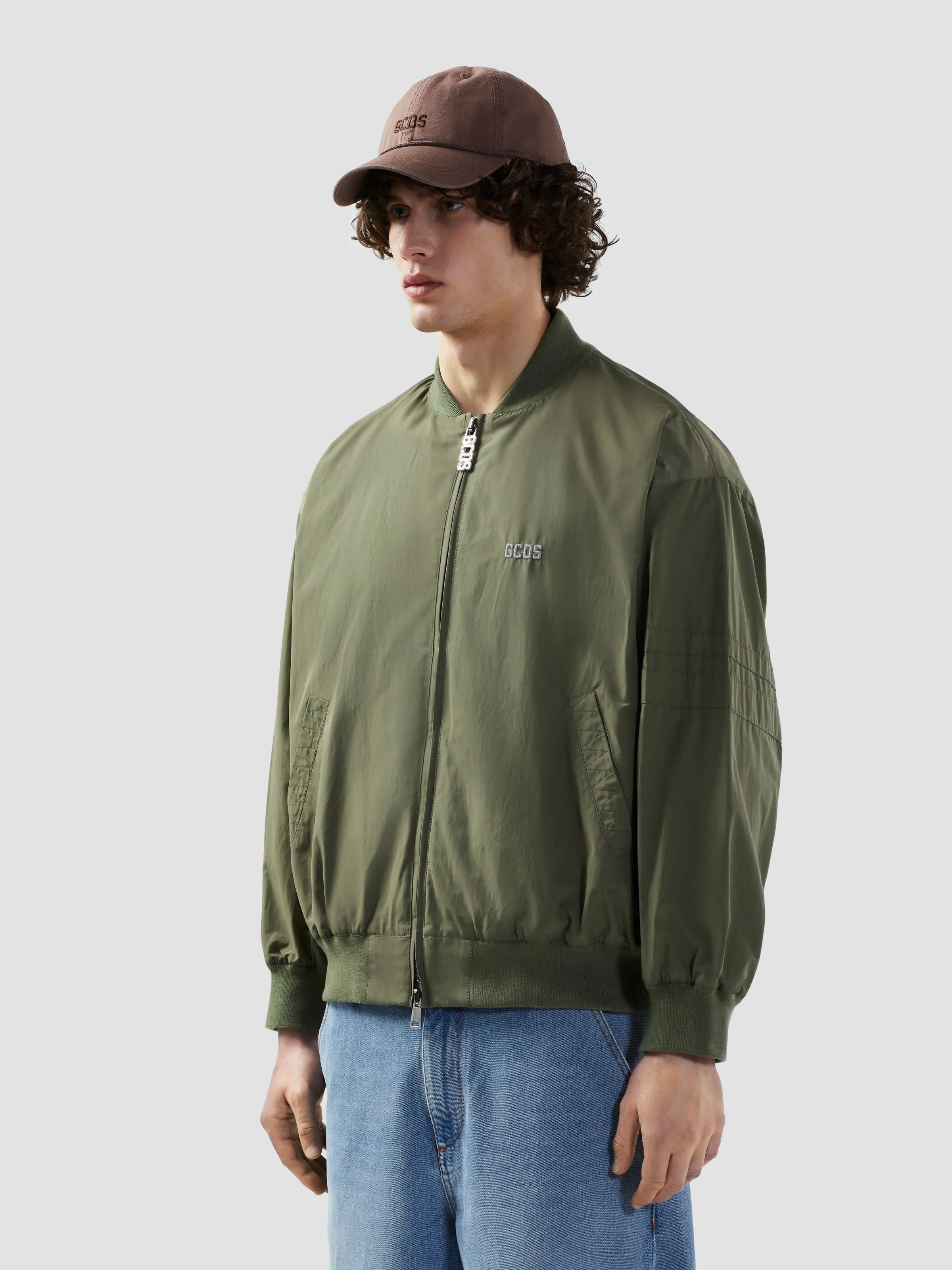 Bomber varsity in nylon regular con logo sold by GCDS product image thumbnail 4