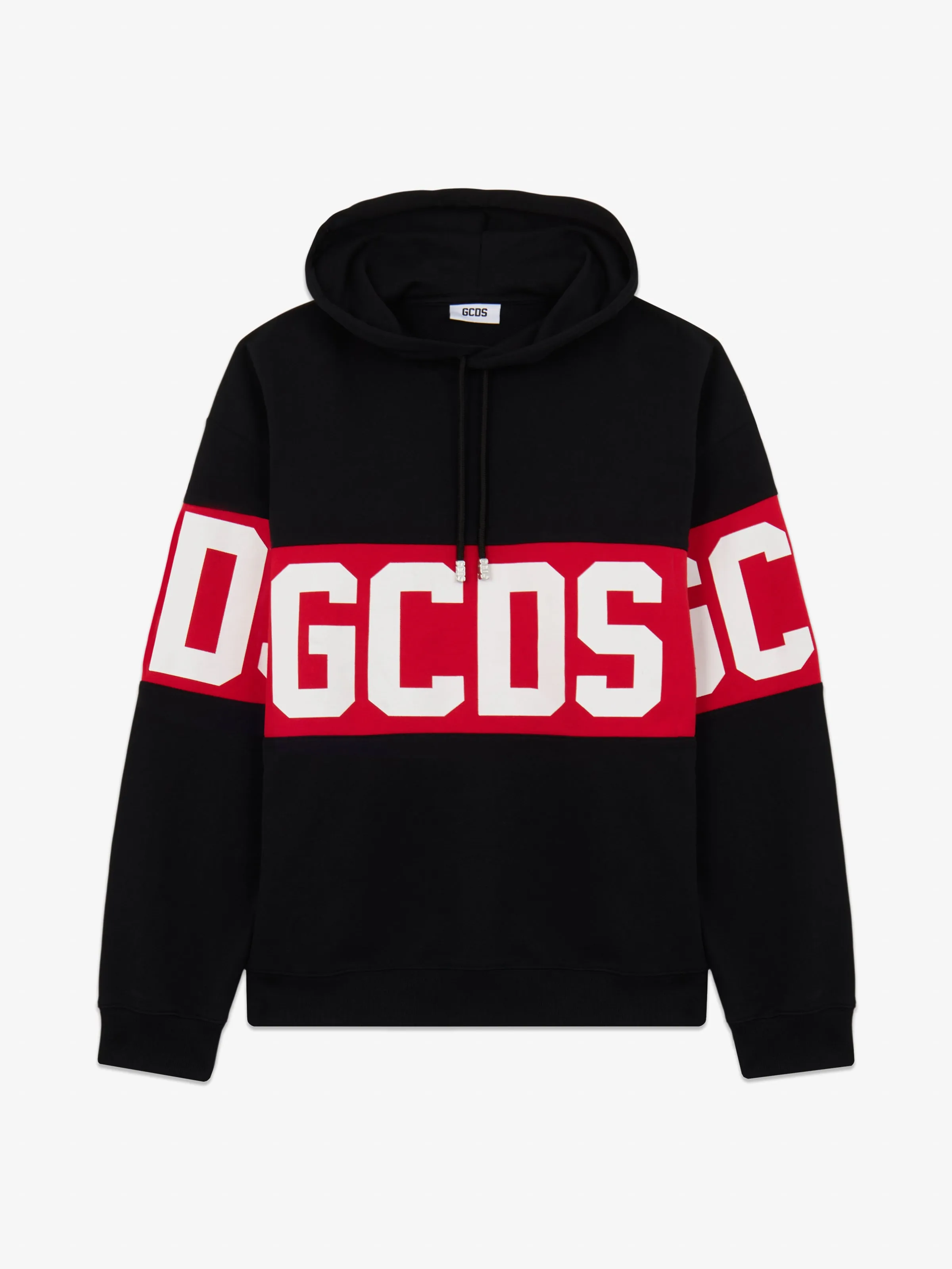 Felpa con cappuccio con Banda Logo sold by GCDS