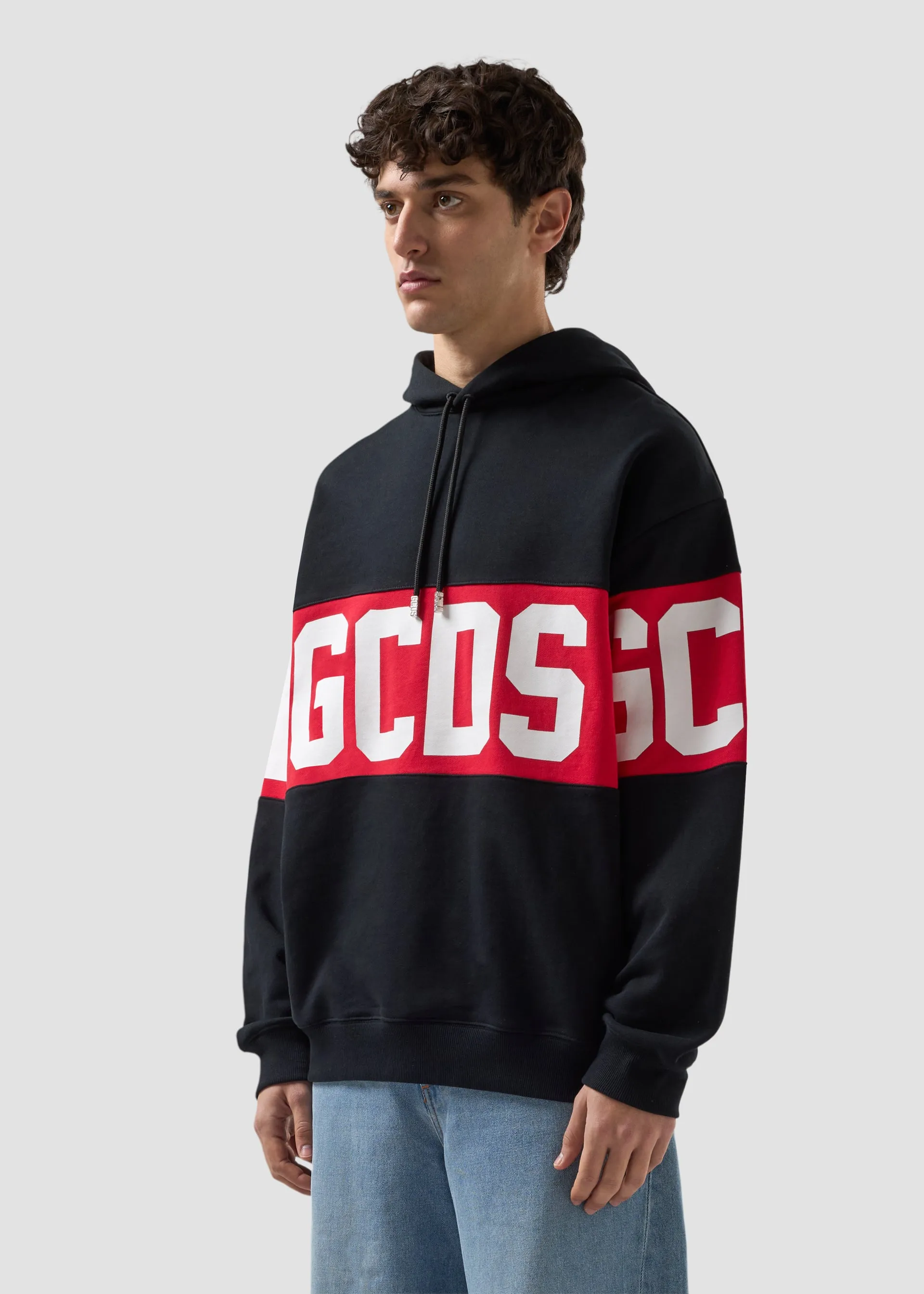 Felpa con cappuccio con Banda Logo sold by GCDS product image thumbnail 4