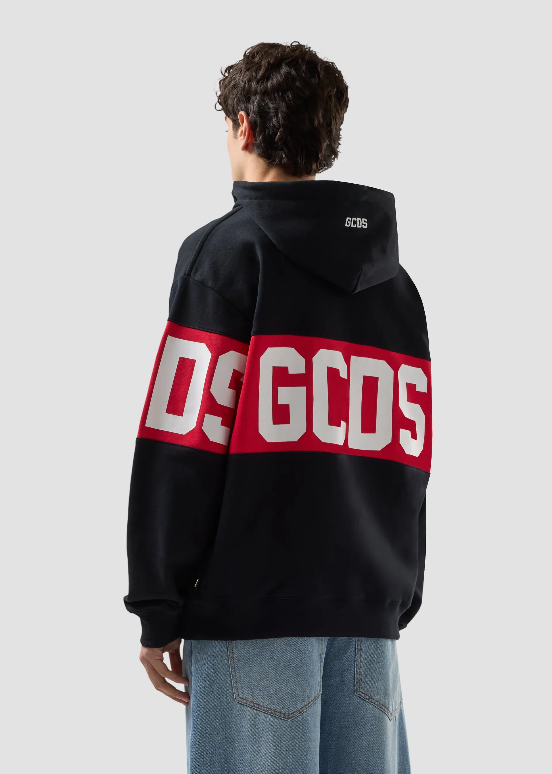 Felpa con cappuccio con Banda Logo sold by GCDS product image thumbnail 5