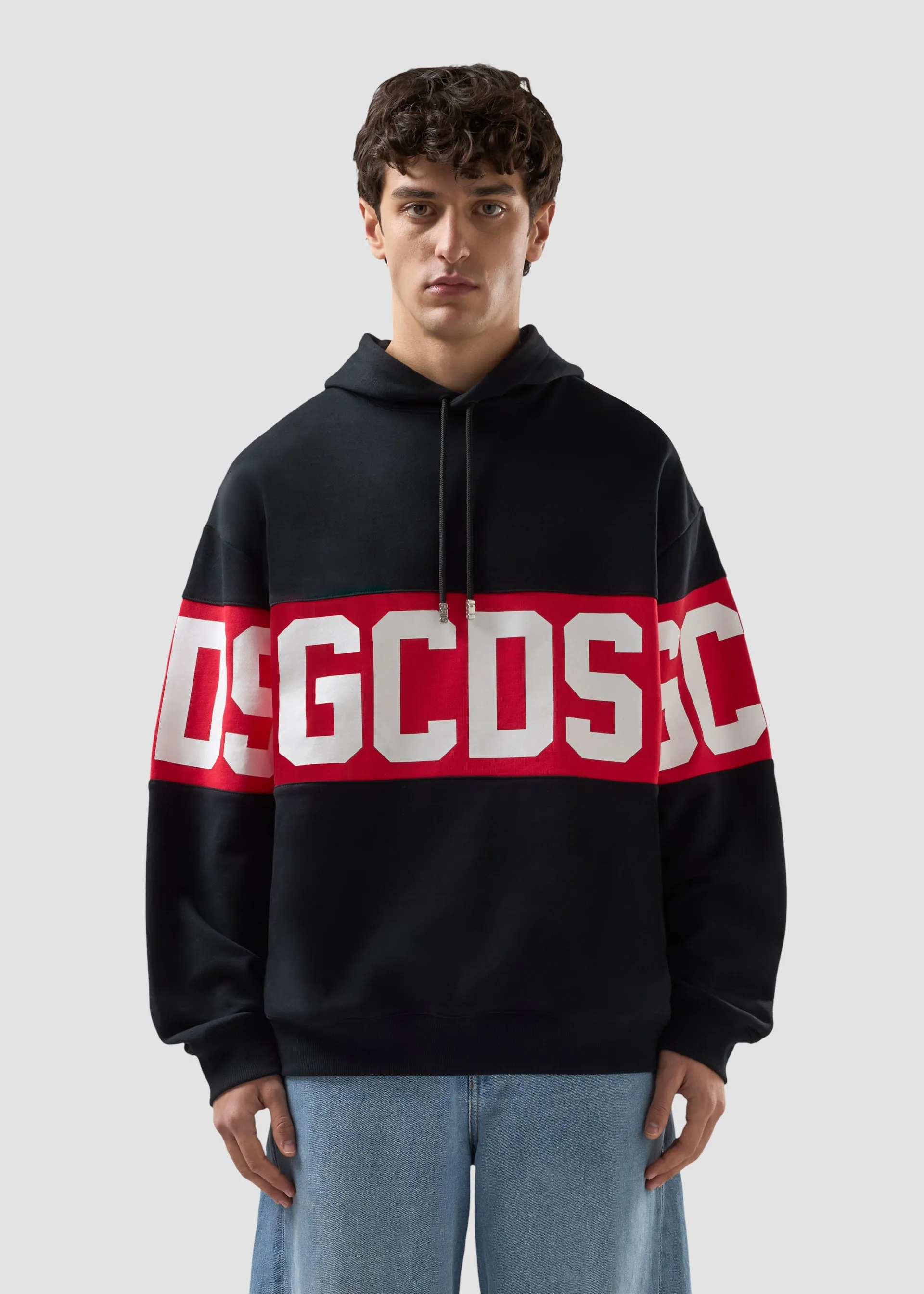 Felpa con cappuccio con Banda Logo sold by GCDS product image thumbnail 3