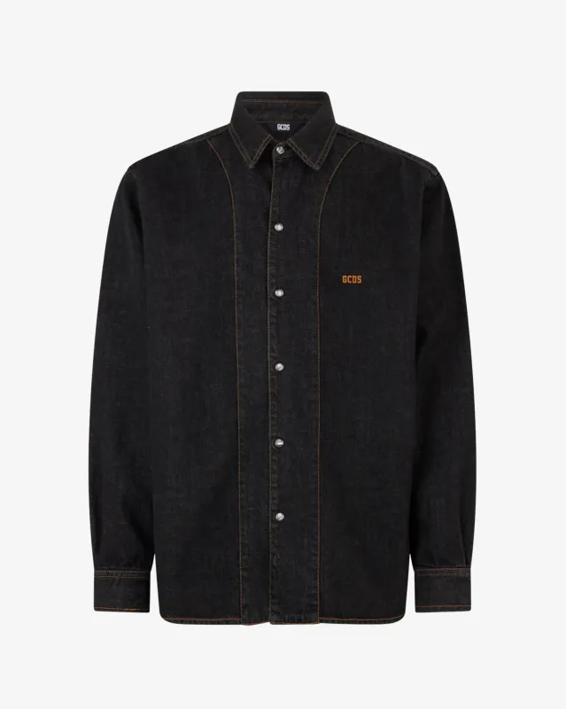 Camicia in denim Wirdo made by GCDS