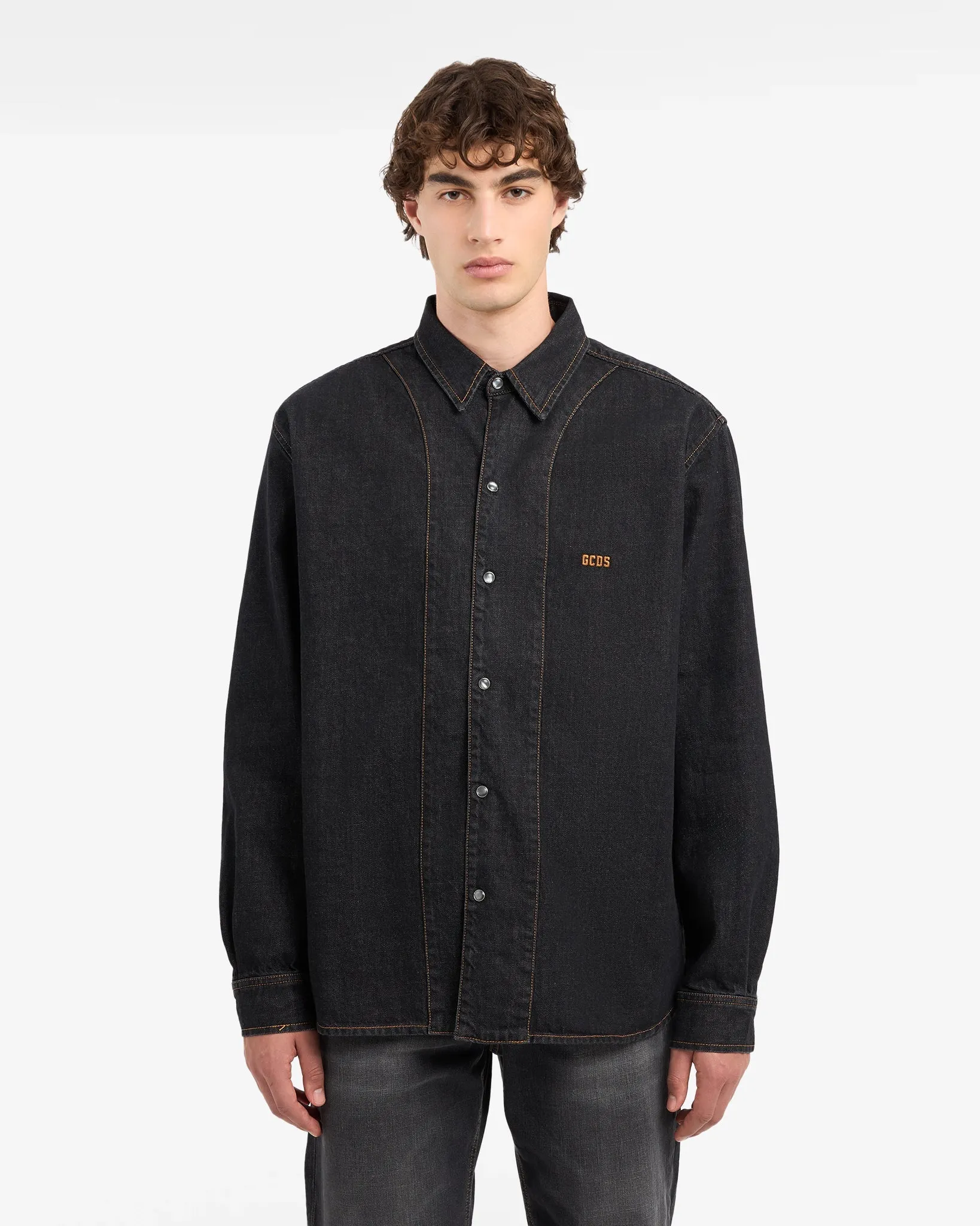 Camicia in denim Wirdo sold by GCDS product image thumbnail 3