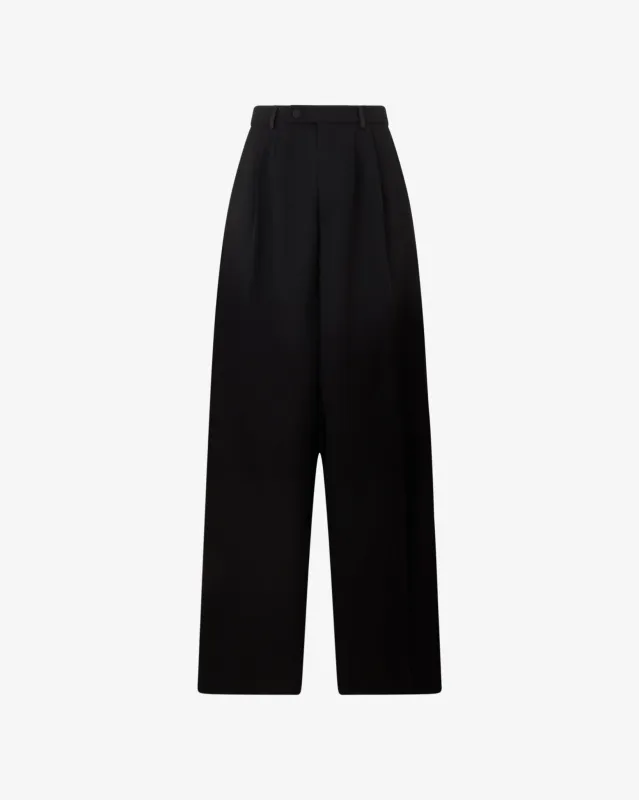 Pantaloni in satin made by GCDS