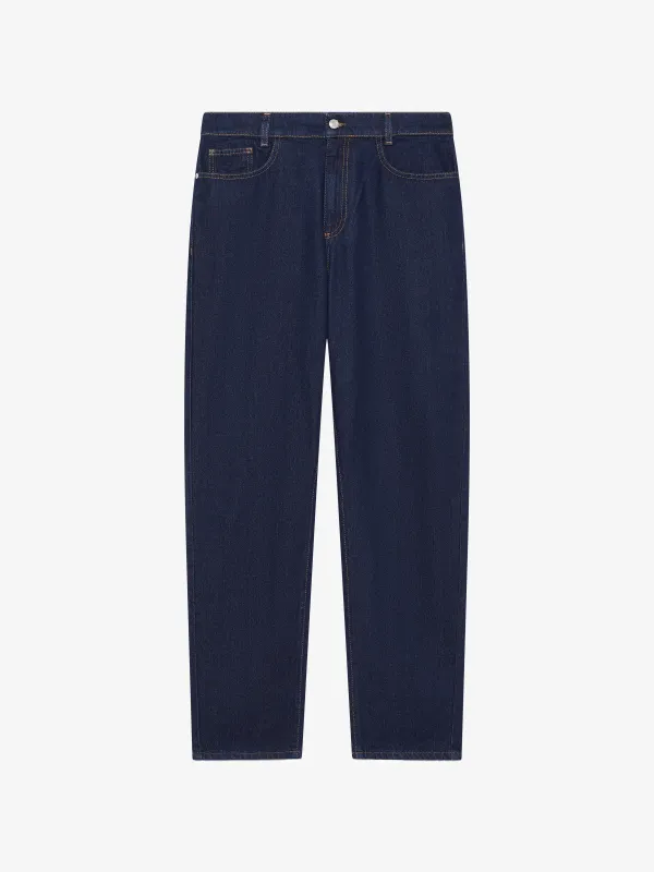 Pantaloni in denim regular fit made by GCDS