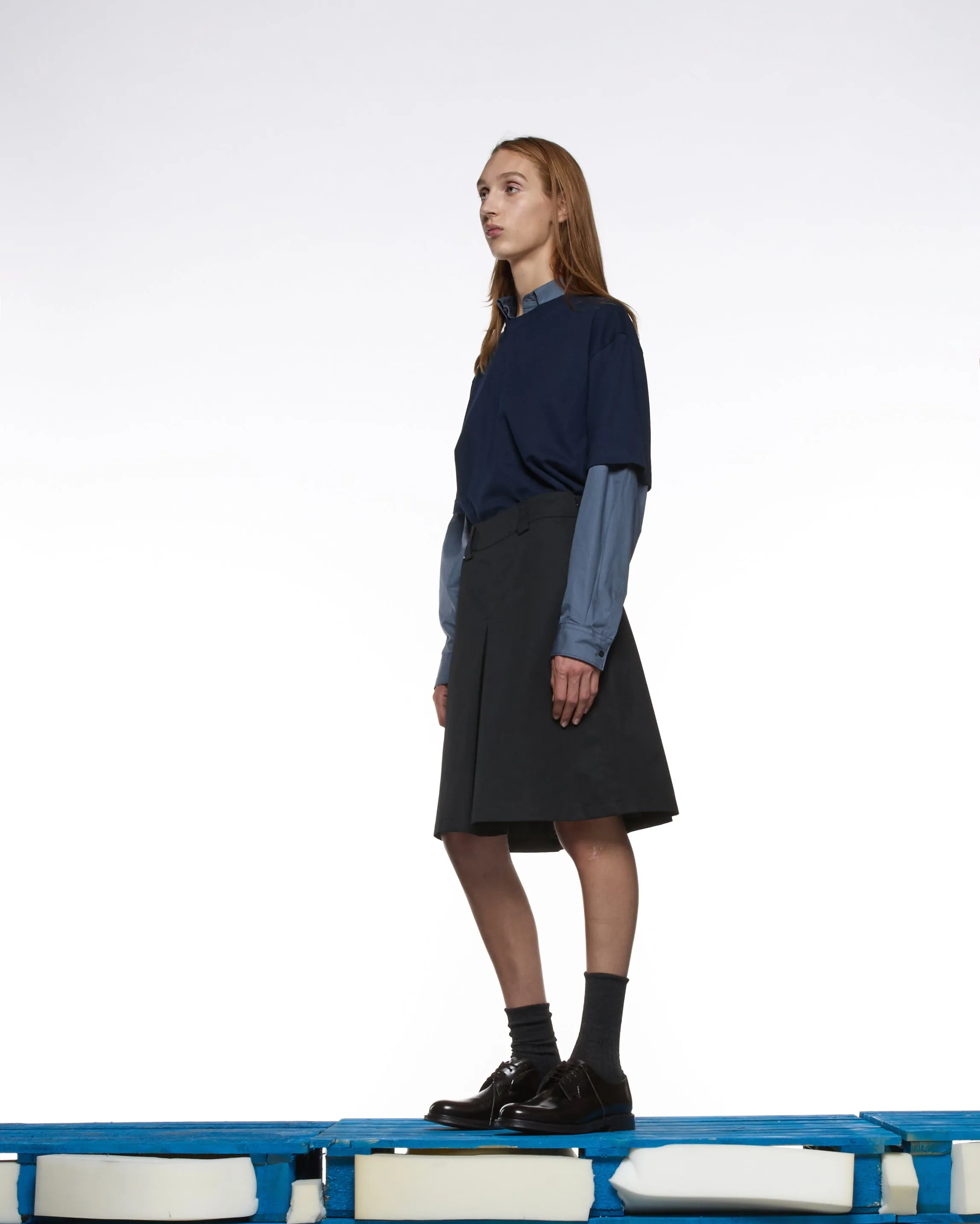 GR10K 15 000 REPLICATED SKIRT - CHARCOAL sold by GR10K product image thumbnail 4