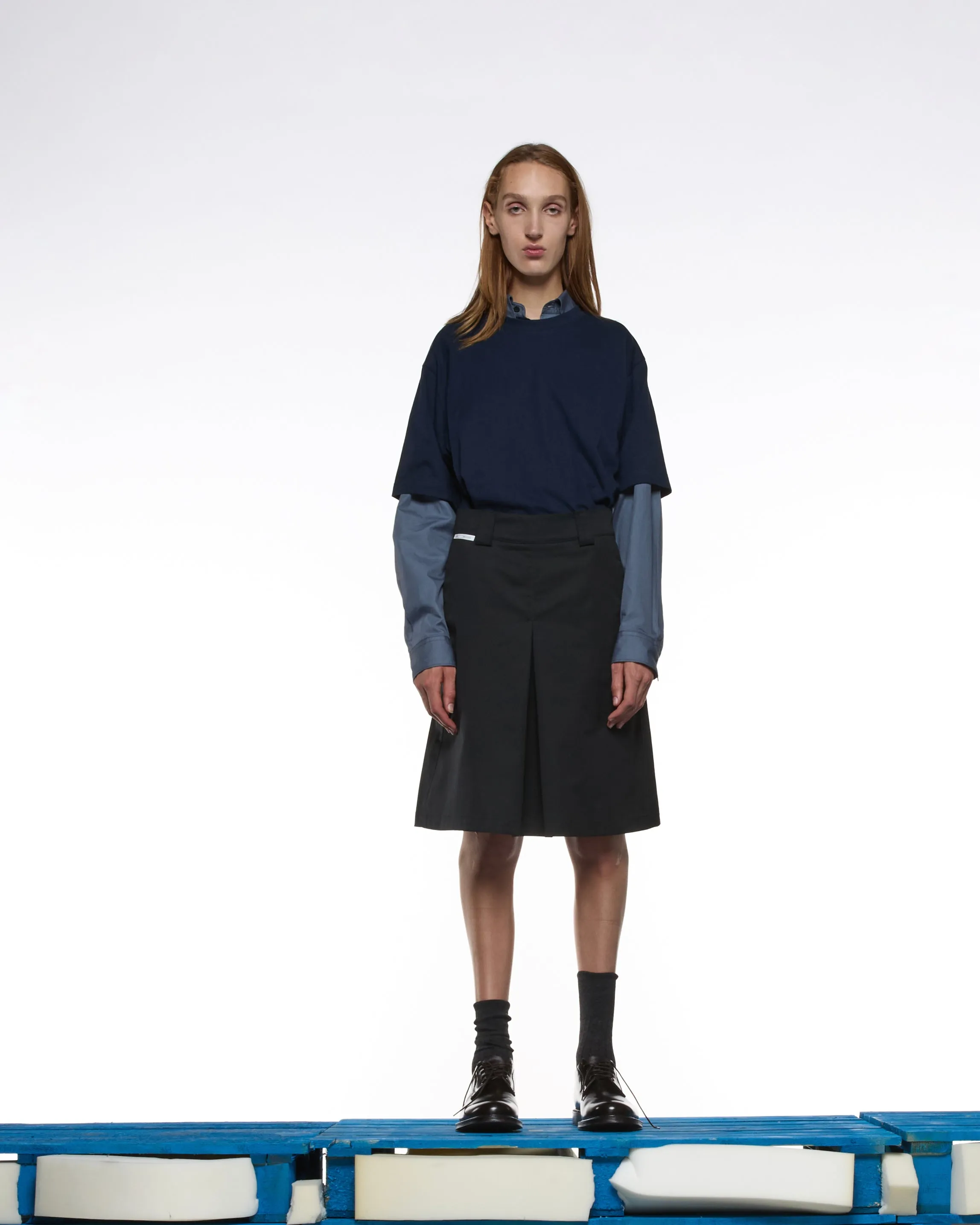 GR10K 15 000 REPLICATED SKIRT - BLACK sold by GR10K product image thumbnail 3