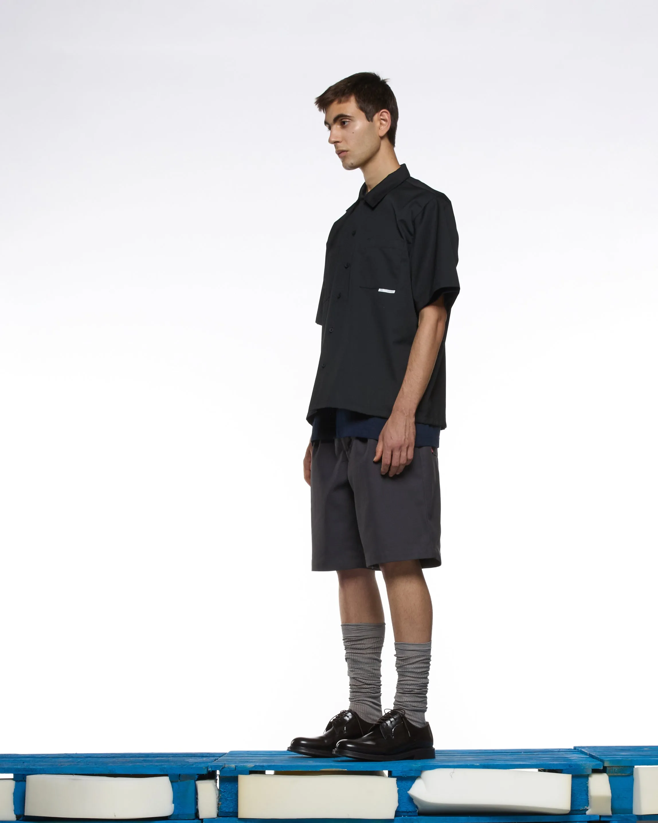 GR10K 20000 REPLICATED S/S SHIRT - BLACK sold by GR10K product image thumbnail 4