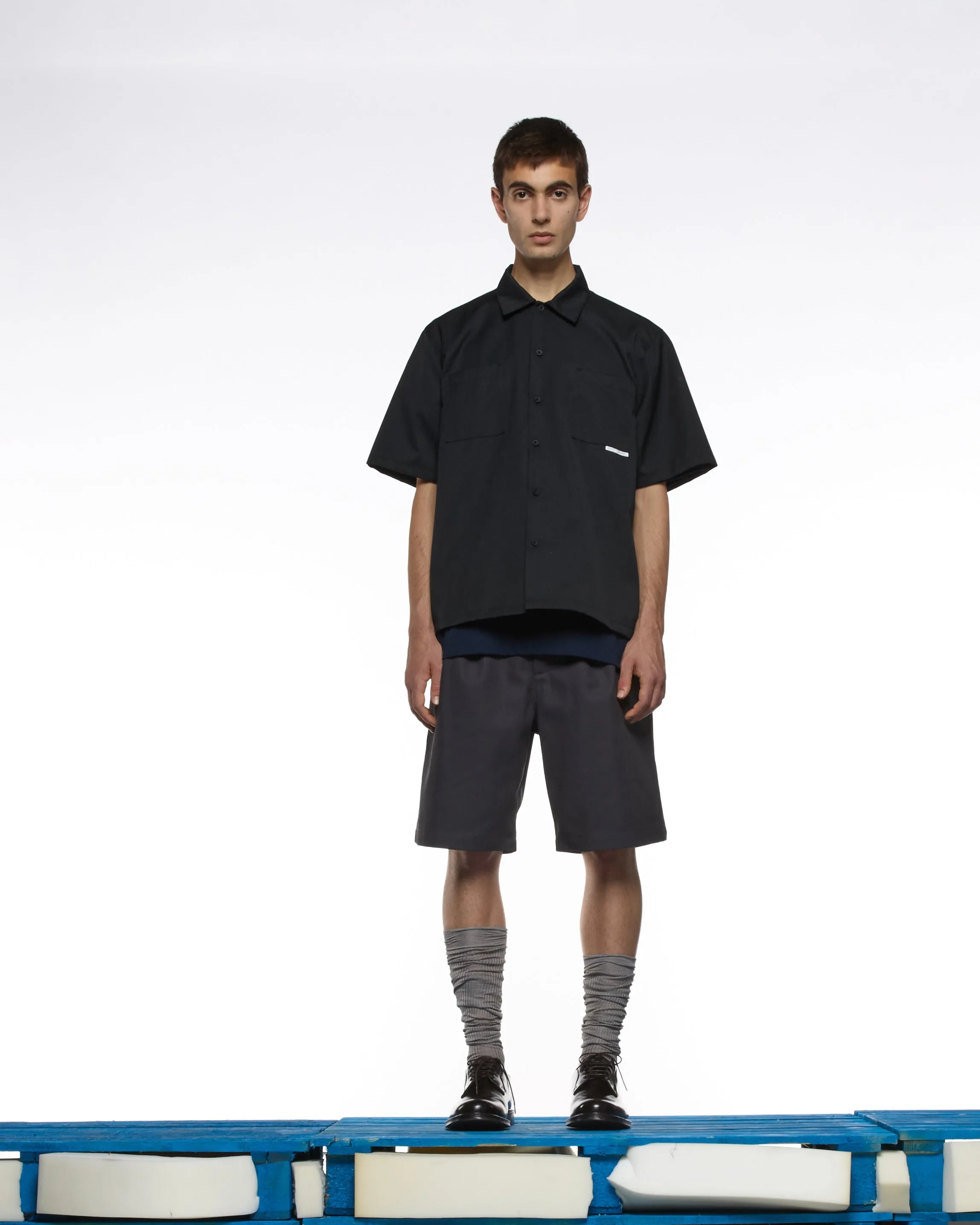 GR10K 20000 REPLICATED S/S SHIRT - BLACK sold by GR10K product image thumbnail 3
