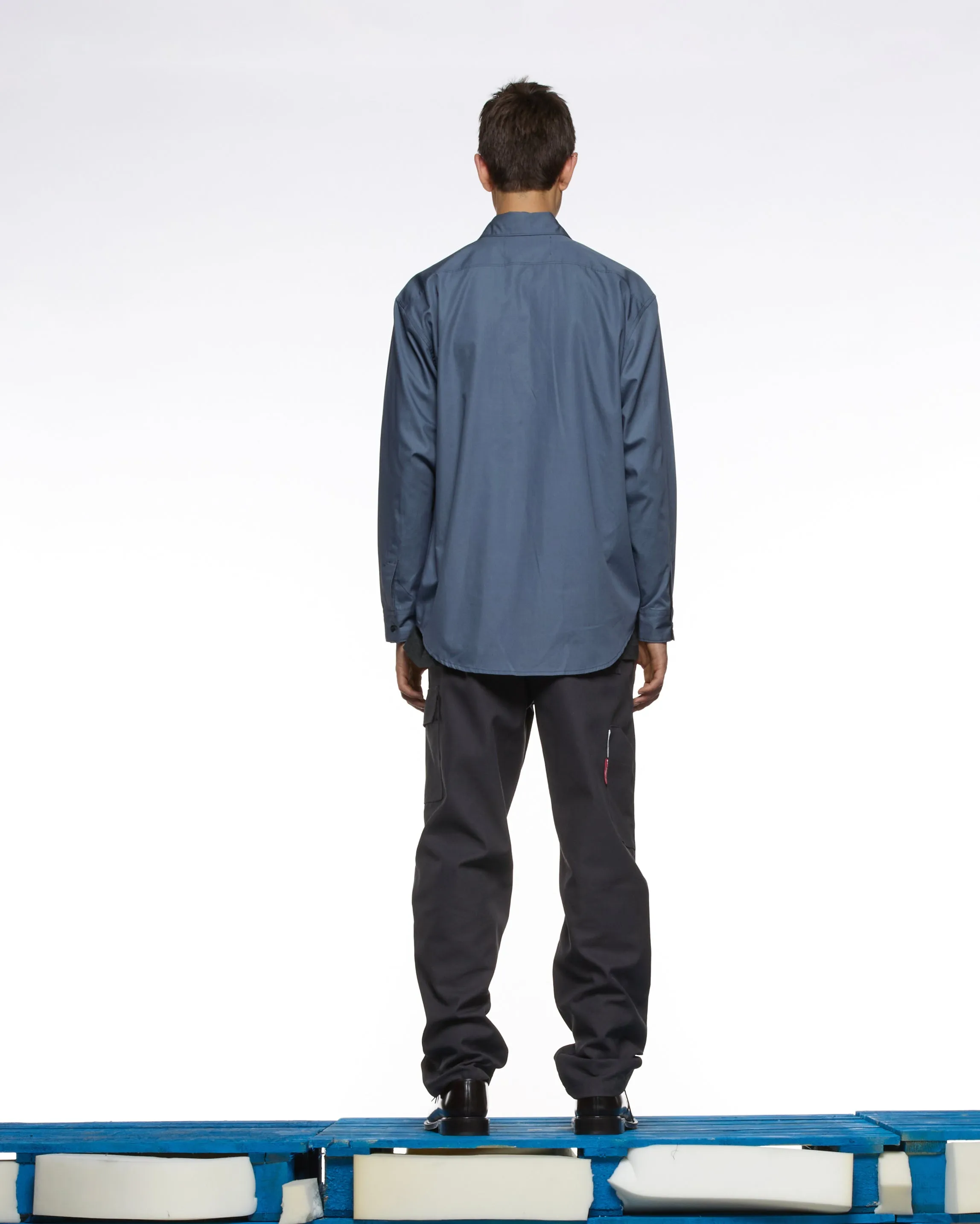 GR10K 21000 REPLICATED L/S SHIRT - CHARCOAL sold by GR10K product image thumbnail 5