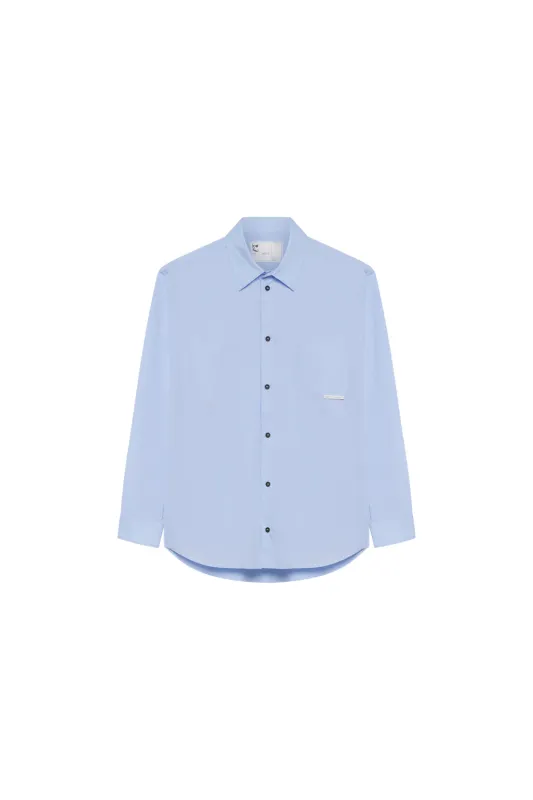 GR10K 21000 REPLICATED L/S SHIRT -  LIGHT BLU made by GR10K