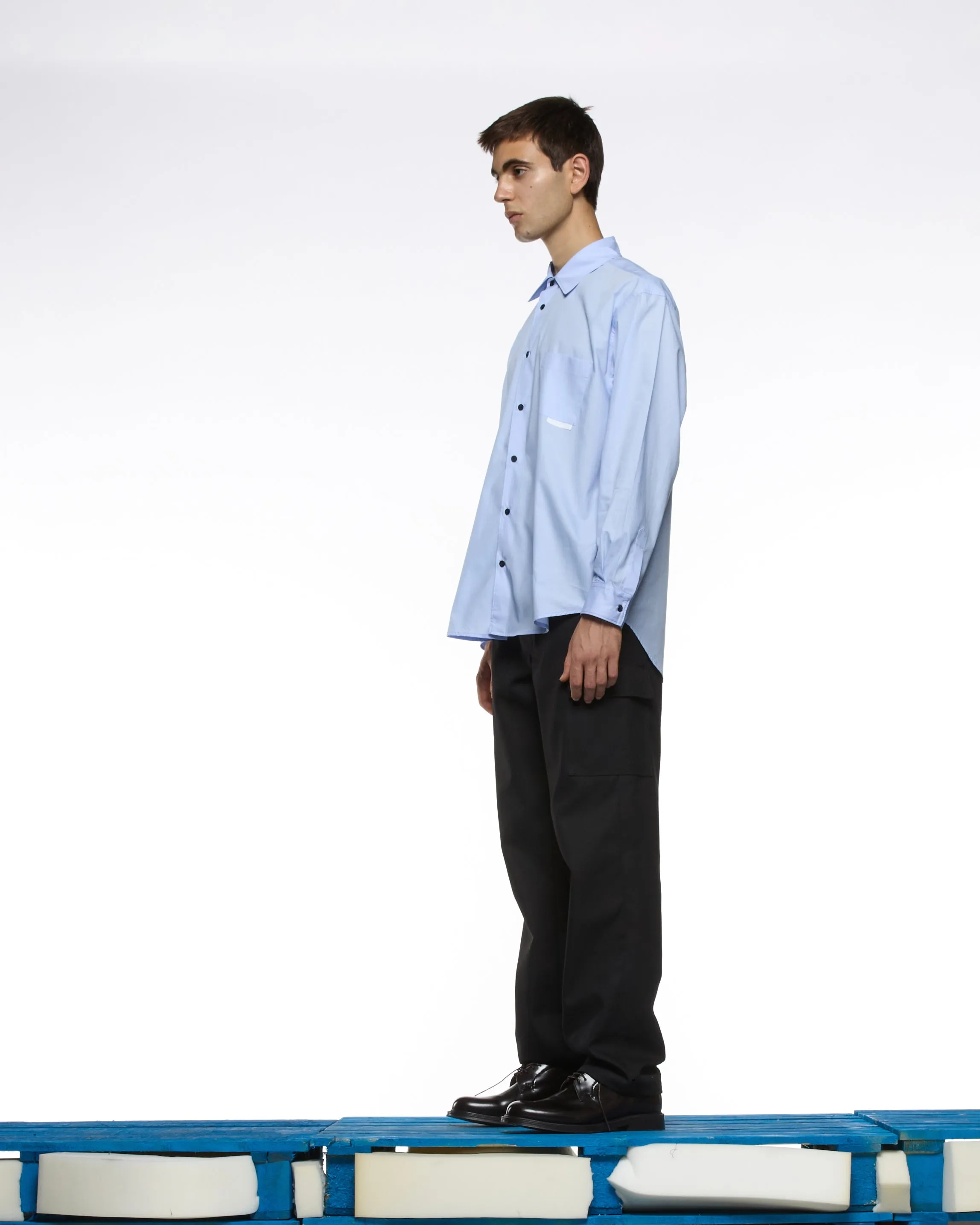GR10K 21000 REPLICATED L/S SHIRT - LIGHT BLU sold by GR10K product image thumbnail 3