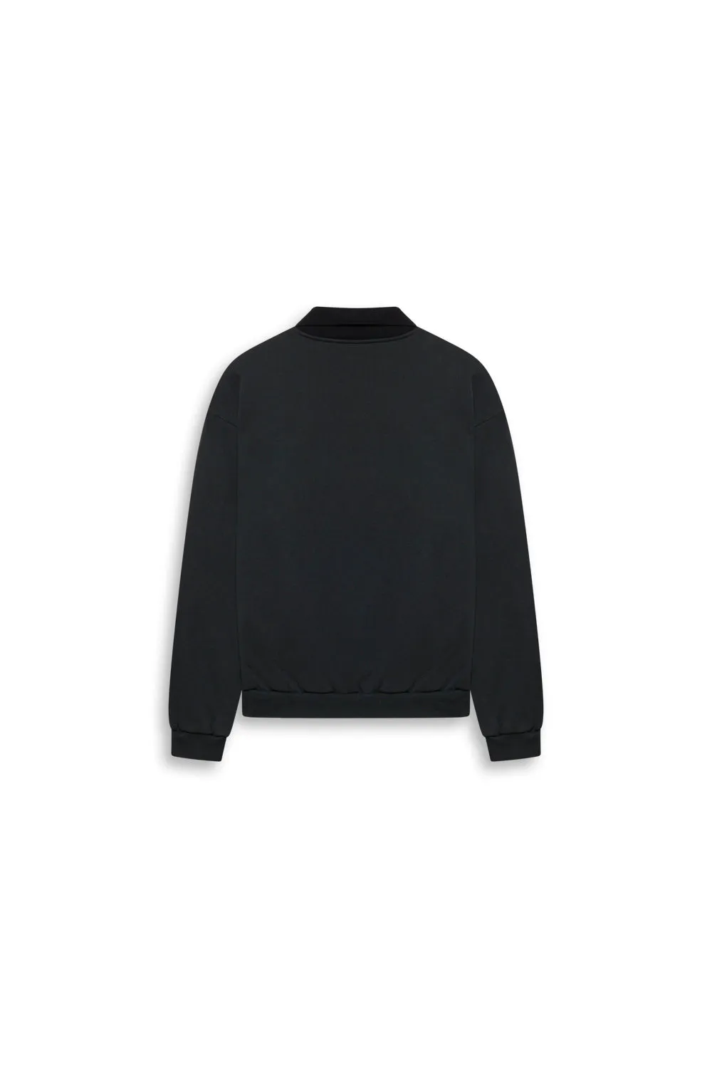 GR10K 30001 REPLICATED POLO SWEATSHIRT - PHANTOM BLACK sold by GR10K product image thumbnail 2