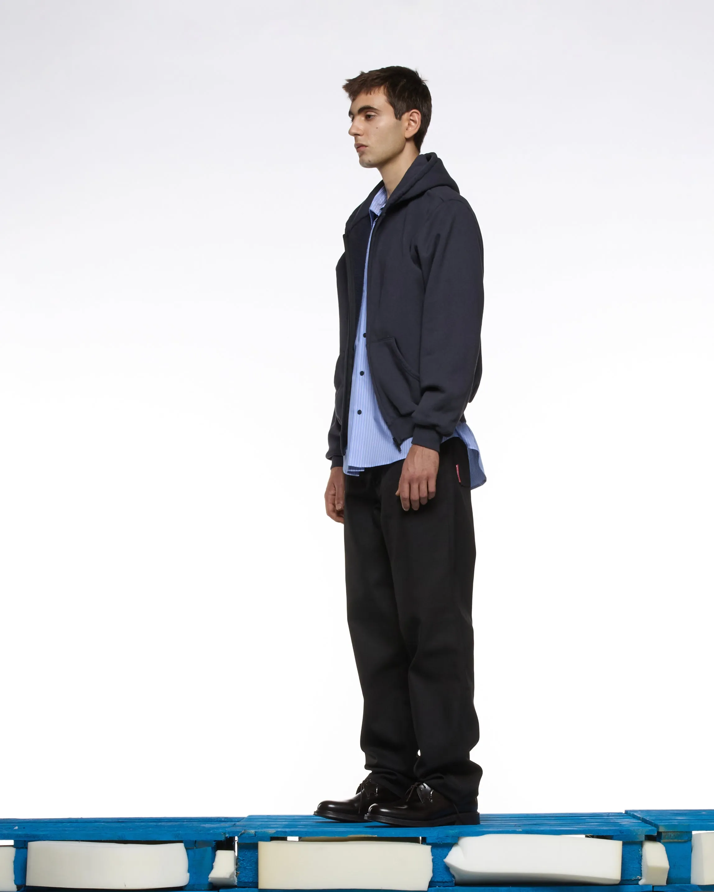 GR10K 35000 REPLICATED HOODIE SWEATSHIRT - NAVY sold by GR10K product image thumbnail 4
