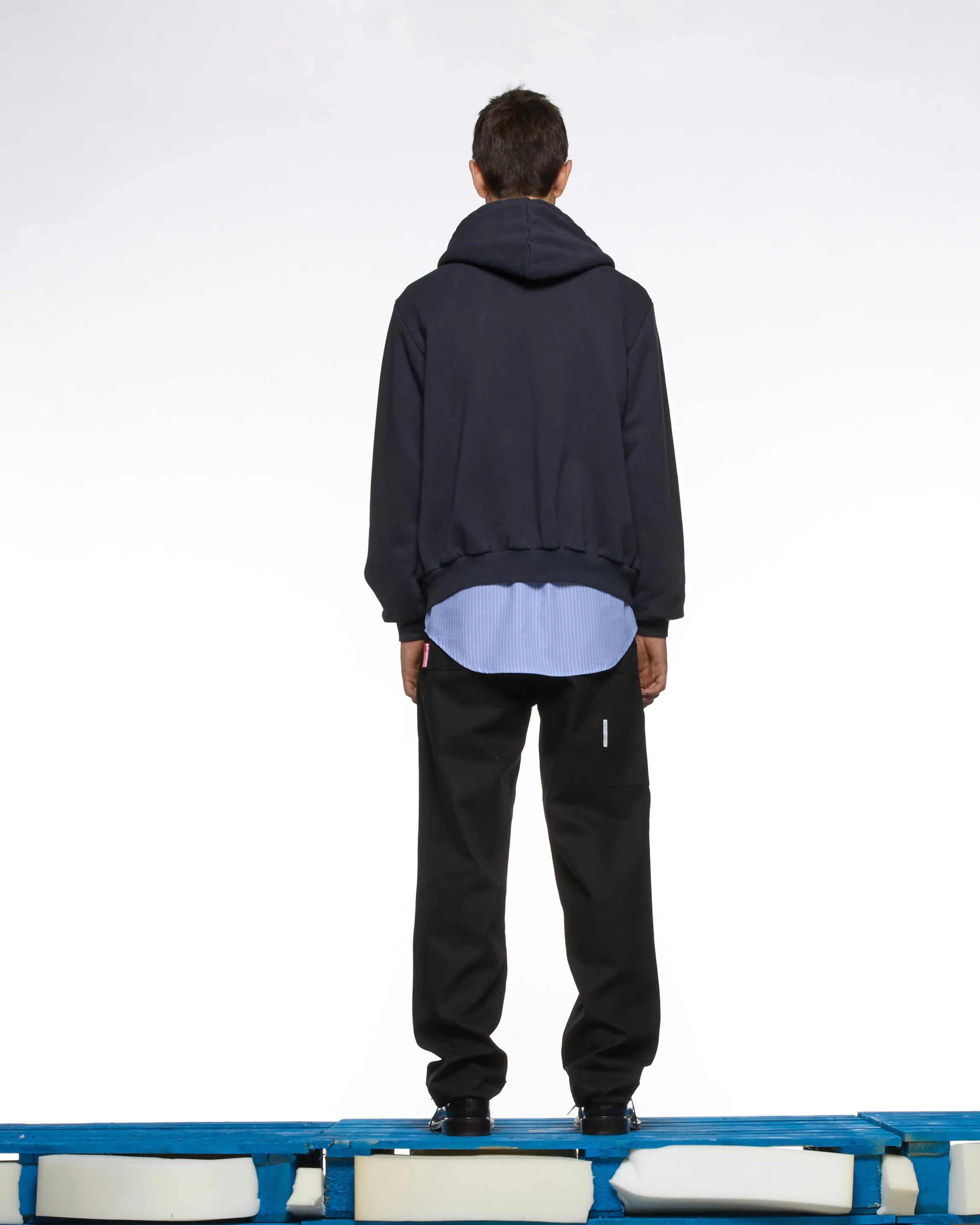 GR10K 35000 REPLICATED HOODIE SWEATSHIRT - NAVY sold by GR10K product image thumbnail 5
