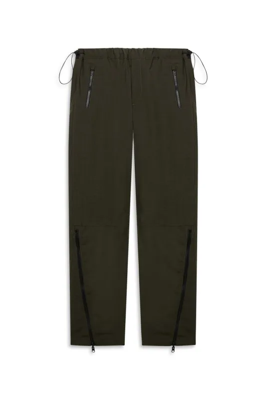 GR10K WOOL FIELD PANTS -  HIDDEN GREEN made by GR10K