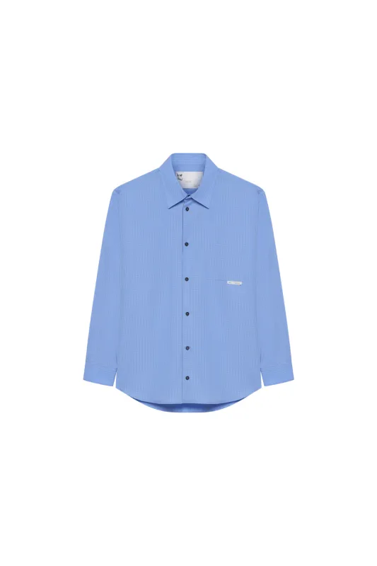 GR10K 21000 REPLICATED L/S SHIRT SEASONAL -  CHECK LIGHT BLU made by GR10K