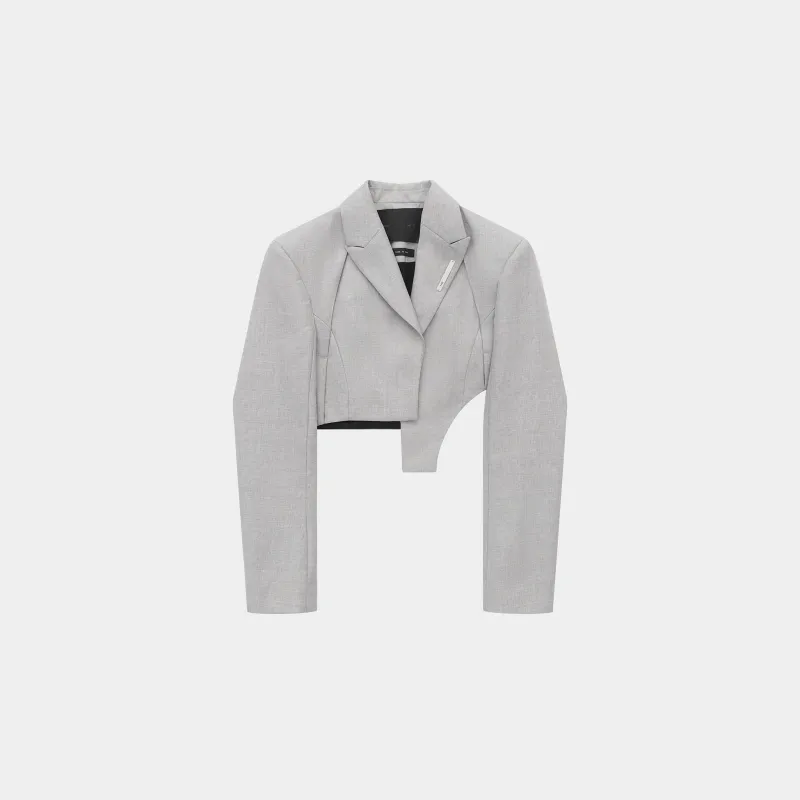TAILORED CROPPED BLAZER made by HELIOT EMIL