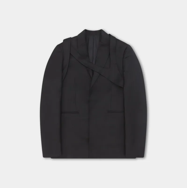 GLASSINE BLAZER IN WOOL made by HELIOT EMIL