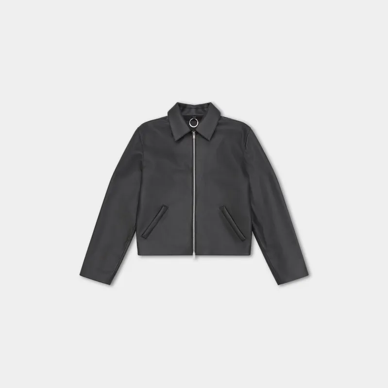 RADIANT LEATHER JACKET made by HELIOT EMIL