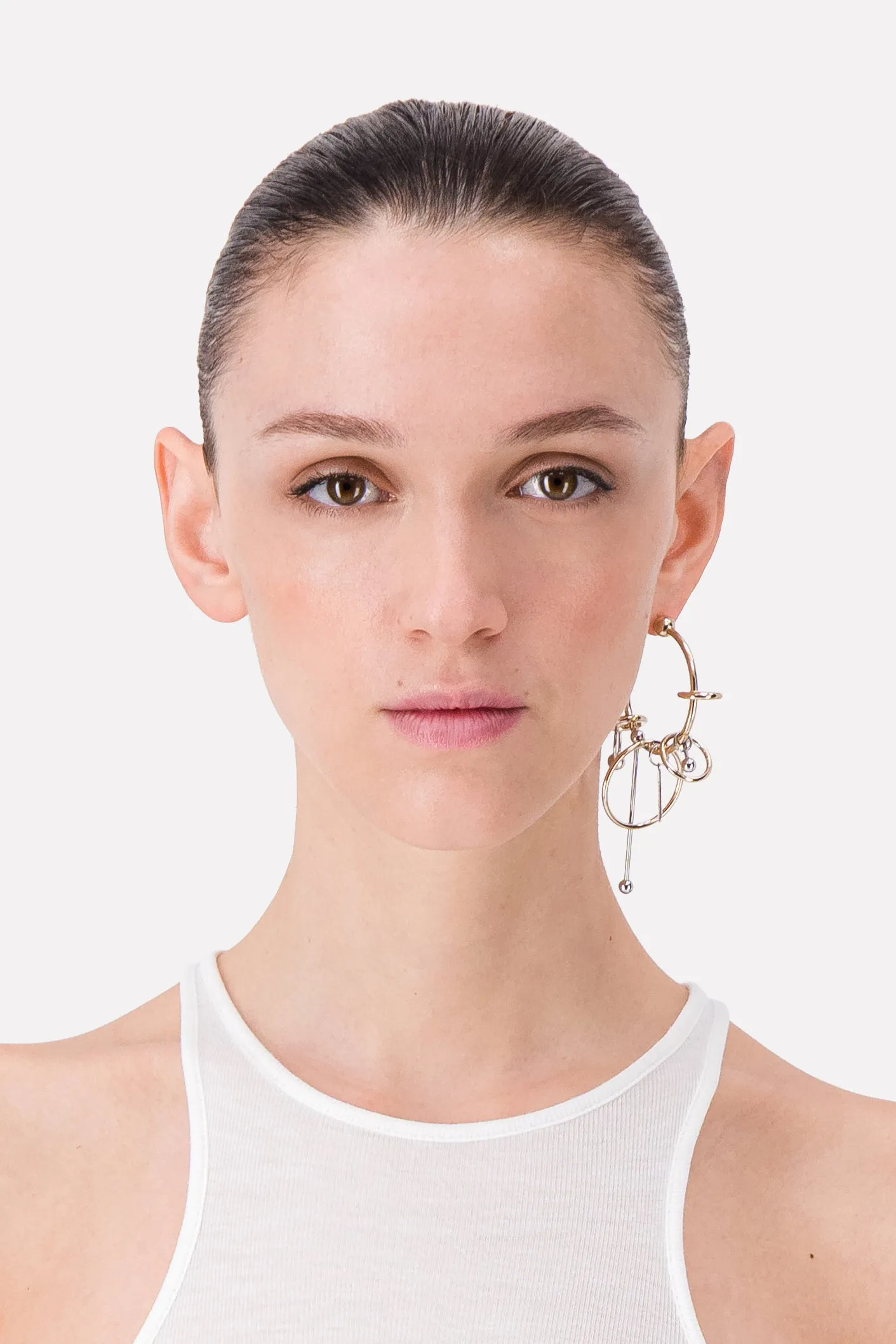 Carl gold earring sold by Justine Clenquet product image thumbnail 2