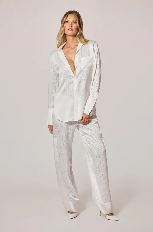 PERFORATED BOYFRIEND SHIRT made by Kiki de Montparnasse